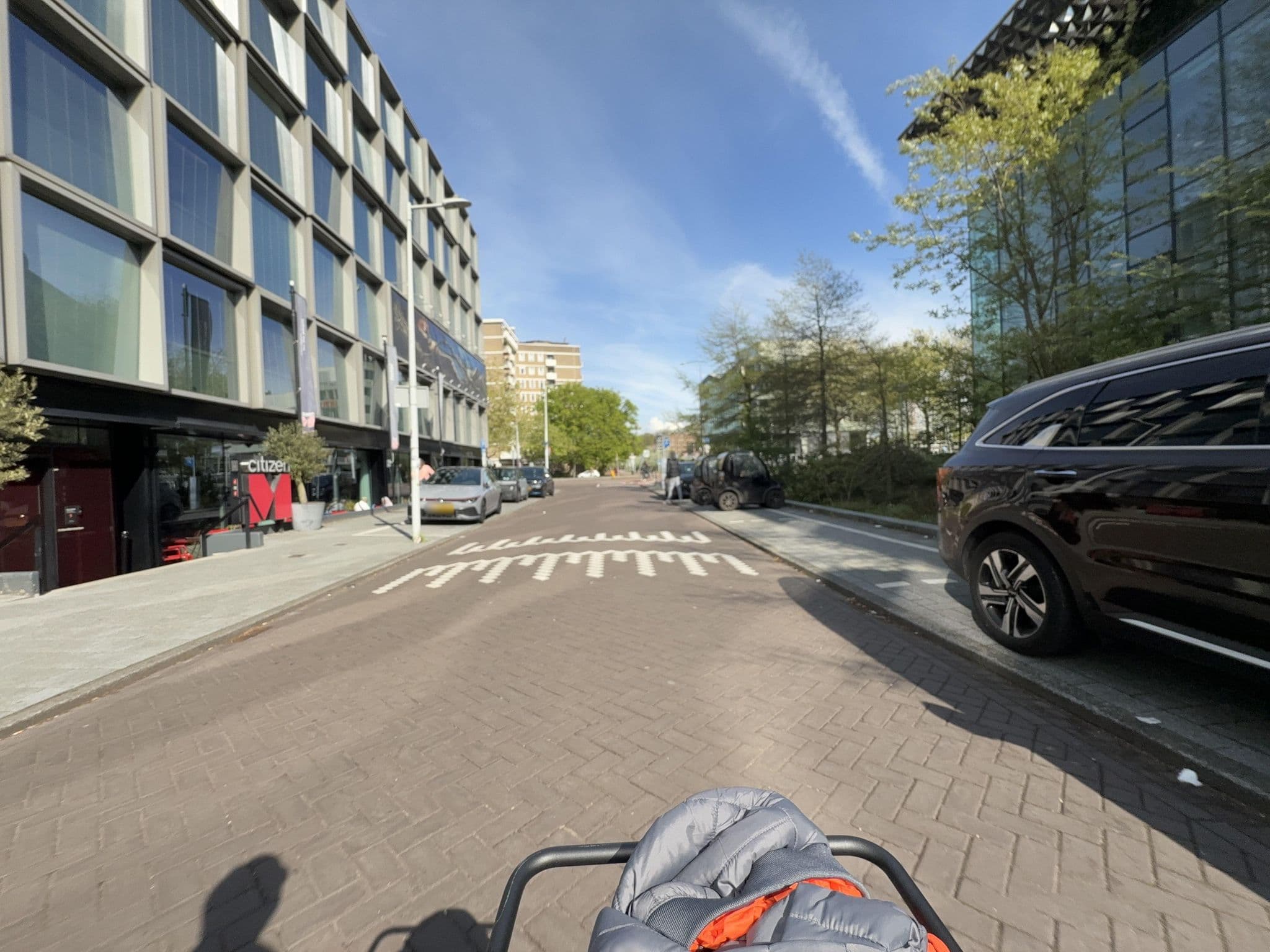 Street view near CitizenM, Amsterdam