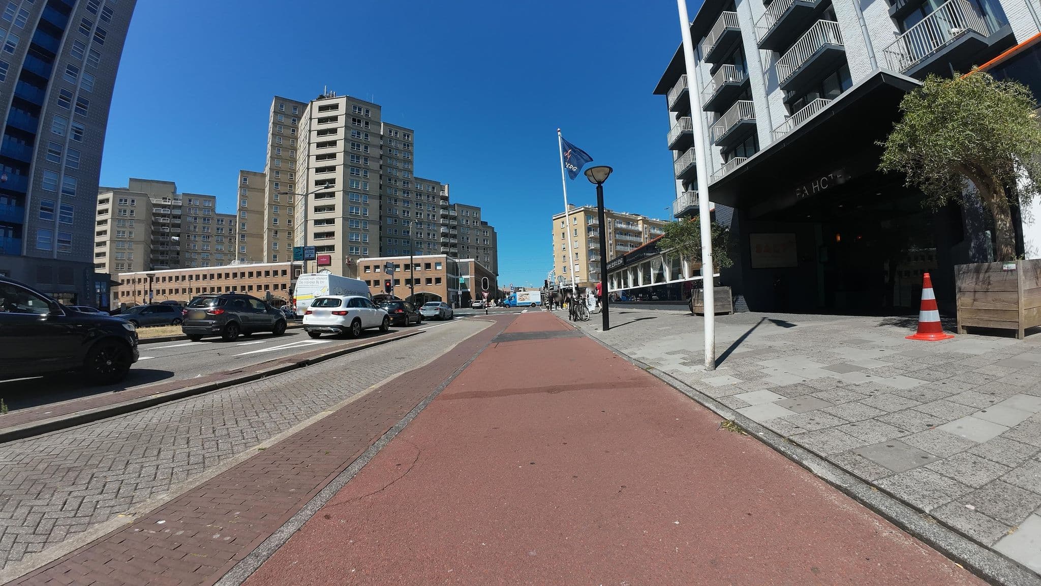 Street view near Bilderberg Europa Hotel, Scheveningen — © teddy73 (CC BY-SA · Mapillary)
