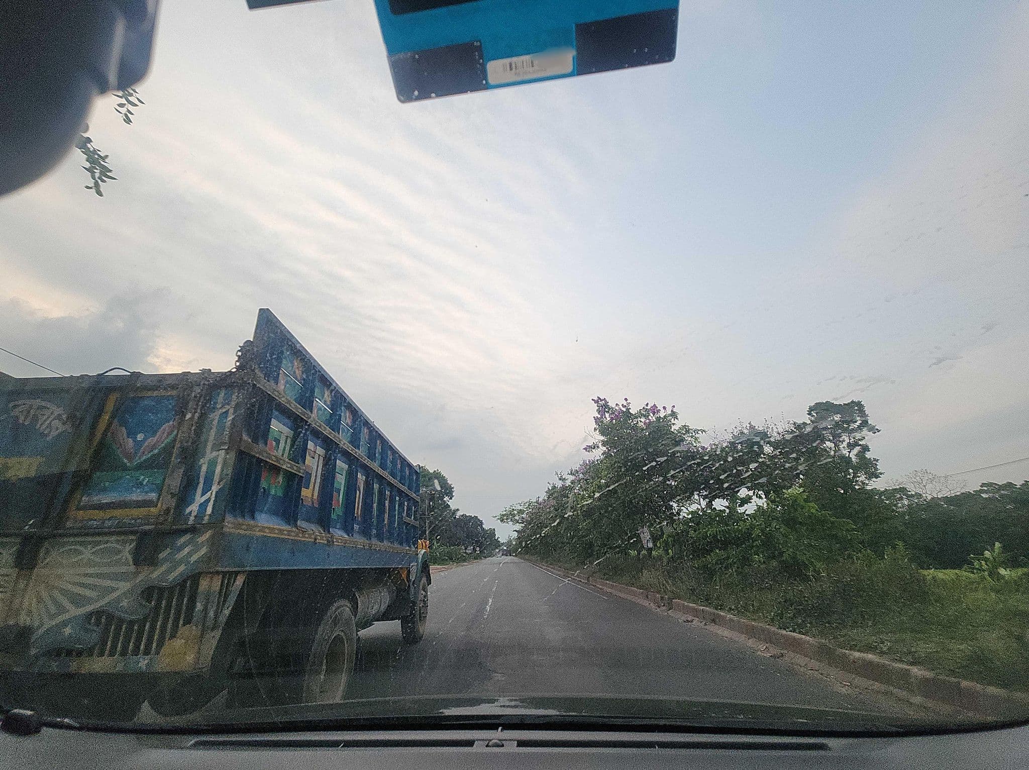 Street view near Sarabella Truck Hotel, Bor Takia Filling Station, Mirsharai, Chittagong, Bibir Hat — © AlaulKarim (CC BY-SA · Mapillary)