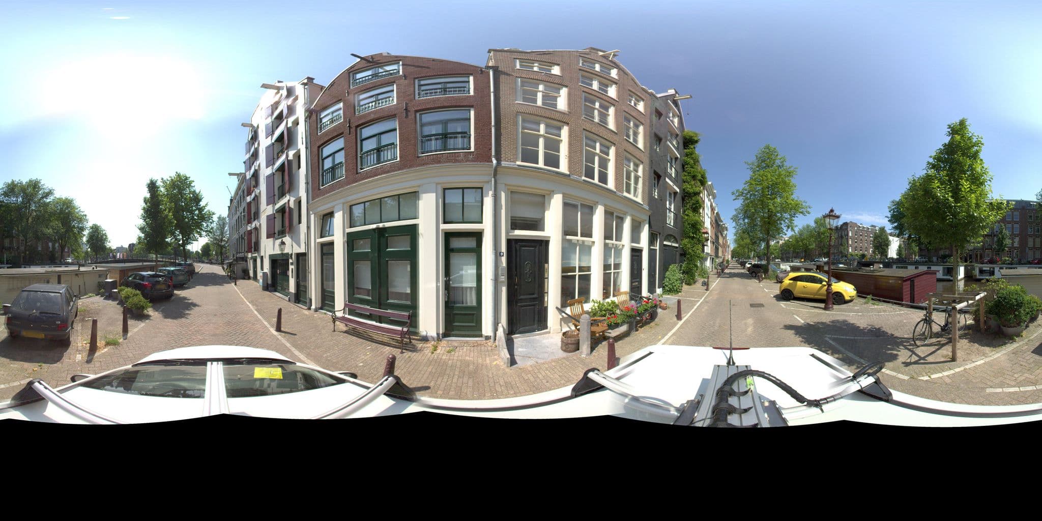 Street view near Houseboat Orpheus, Amsterdam