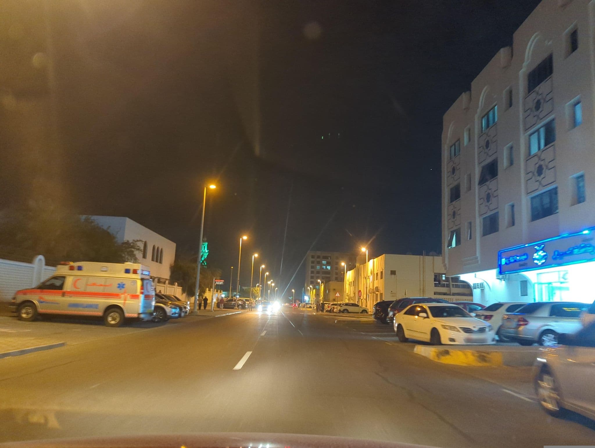 Street view near Bright Hotel, Mohammed Bin Zayed City — © Majid_Waze (CC BY-SA · Mapillary)