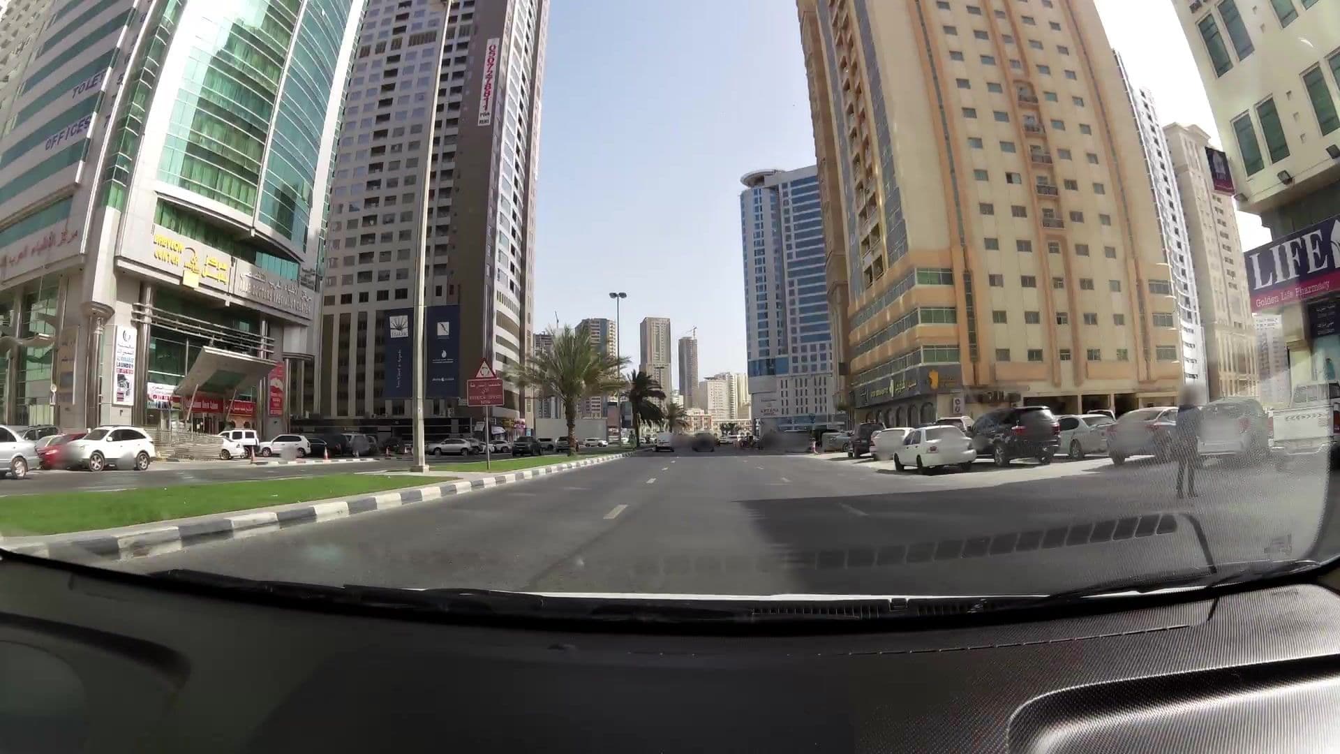 Street view near asas tower, Al Majaz — © kaartcam (CC BY-SA · Mapillary)