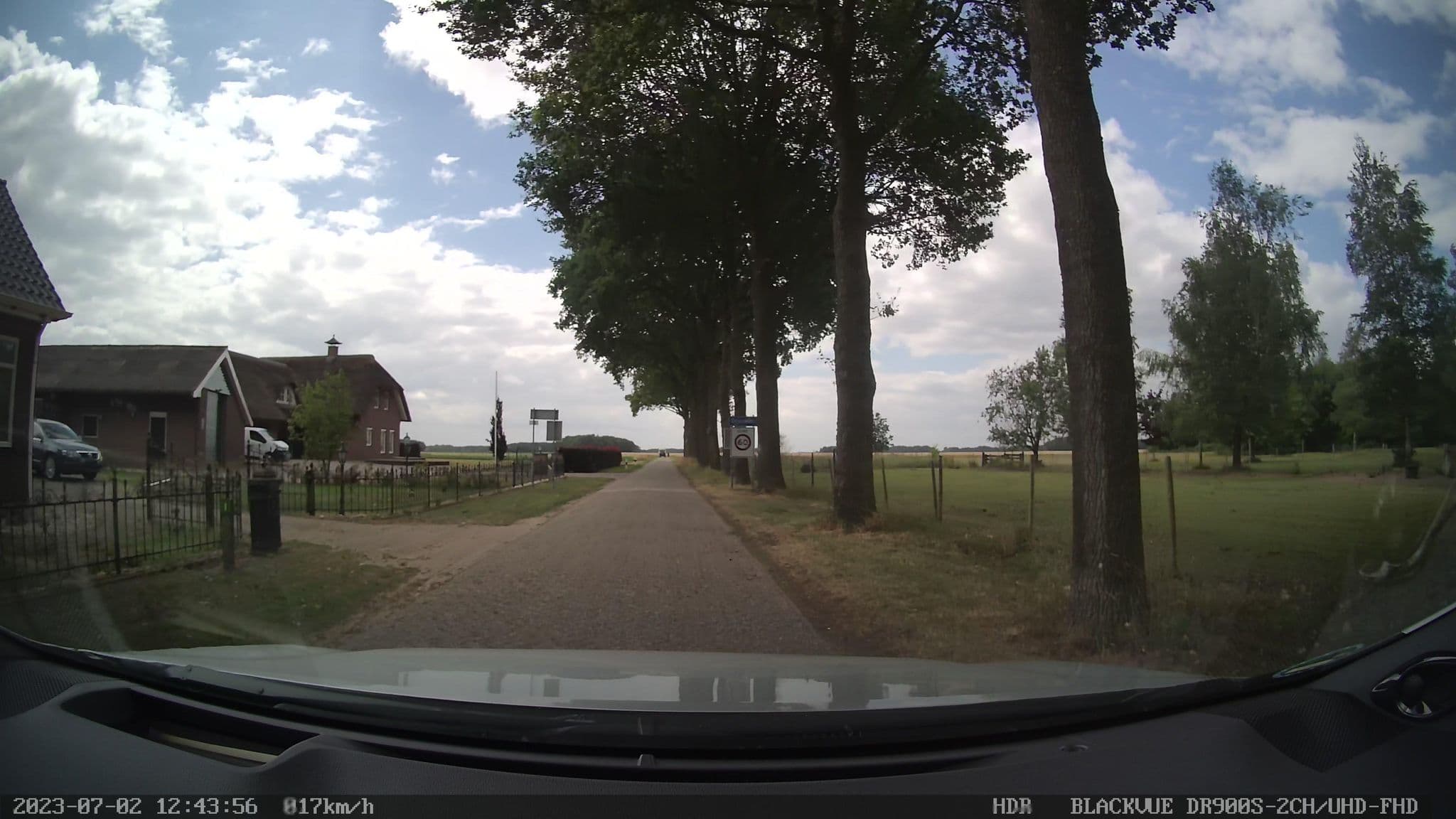 Street view near Gastenverblijf De Hulshoek, Gasselte — © madel (CC BY-SA · Mapillary)