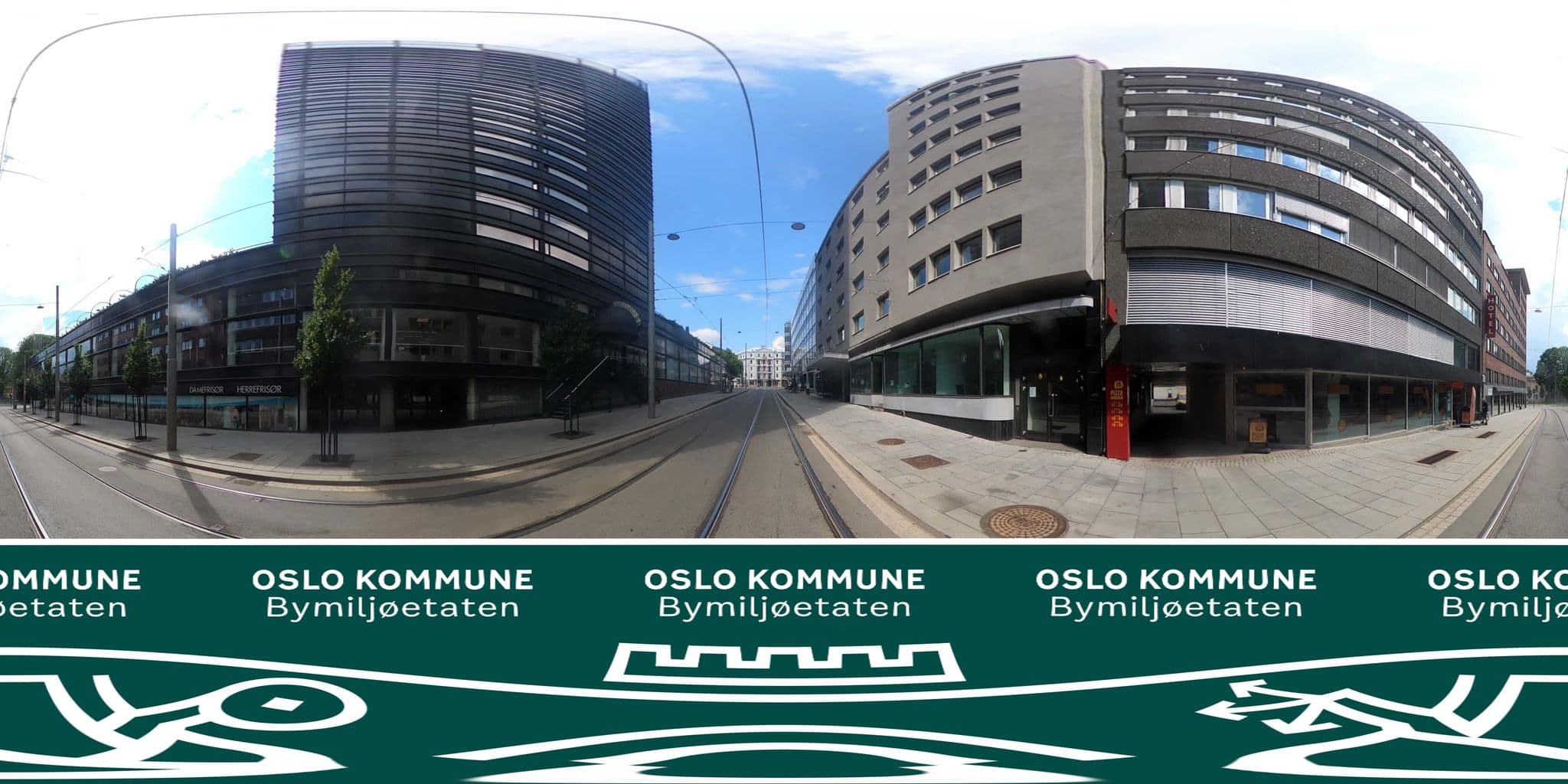Street view near Radisson Blu Scandinavia Hotel, Oslo, Oslo — © BYM_OlaJuulHolm (CC BY-SA · Mapillary)