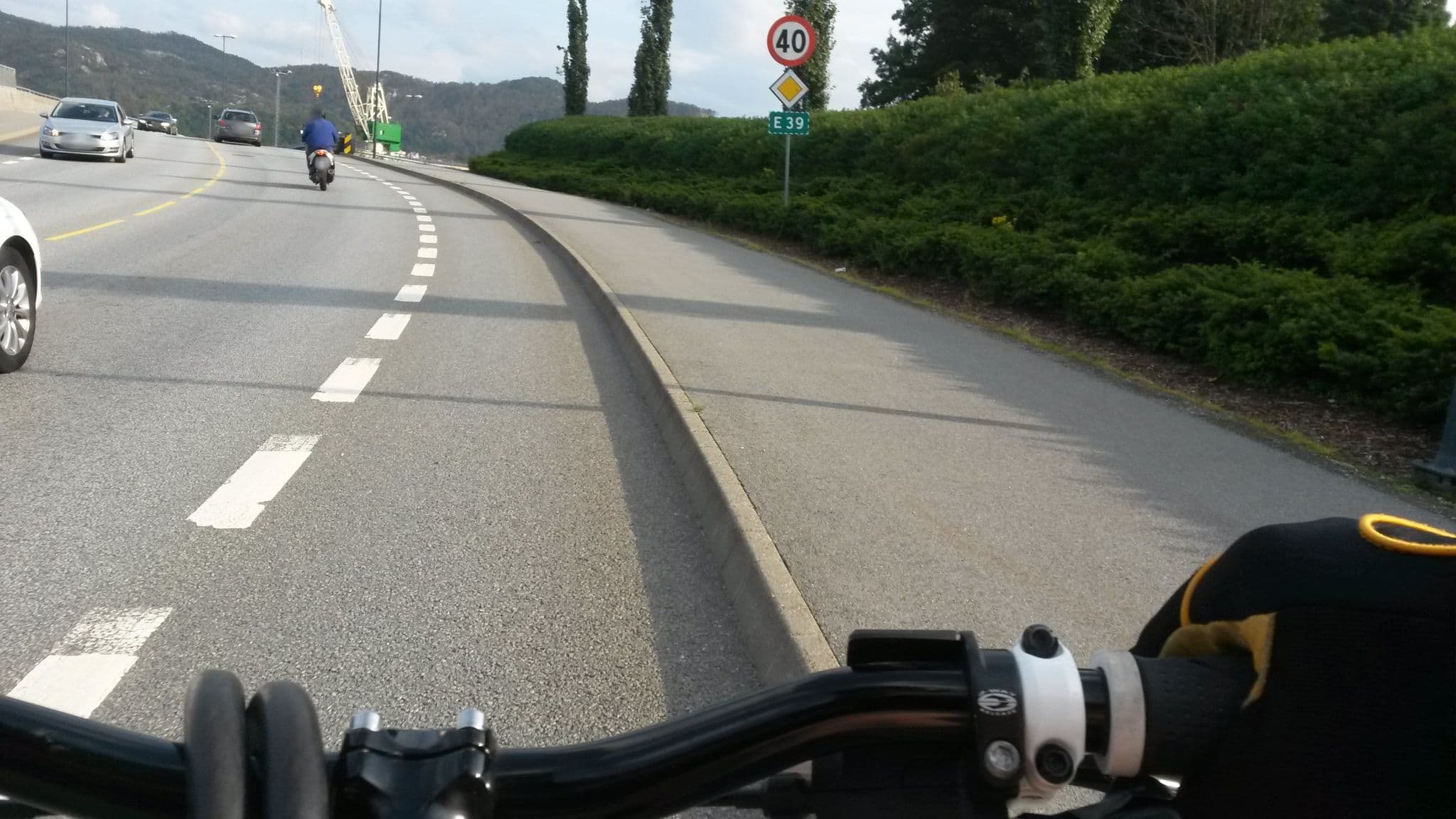 Street view near Thon Hotel Sandnes, Sandnes — © rudgeol (CC BY-SA · Mapillary)