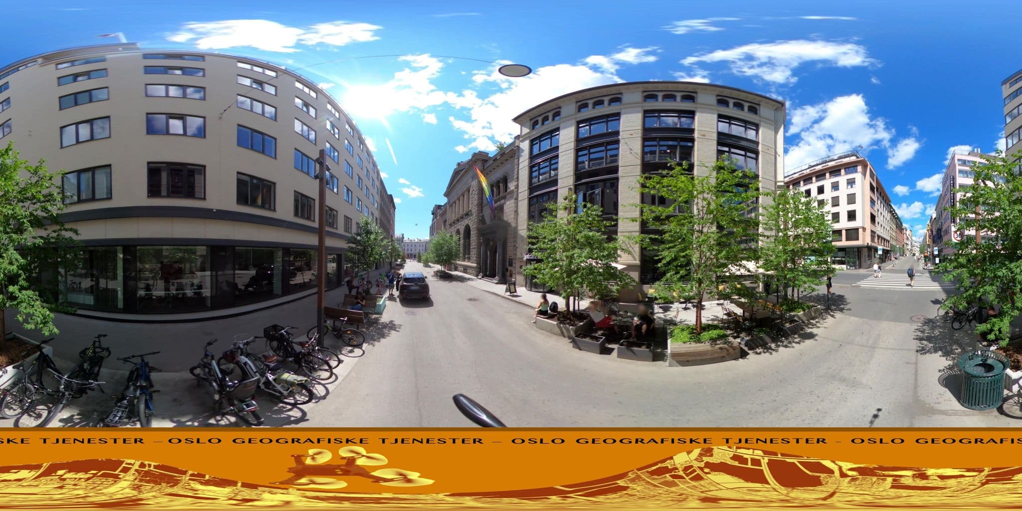 Street view near Park Inn, Oslo — © OsloGeo_Ola_Juul_Holm (CC BY-SA · Mapillary)