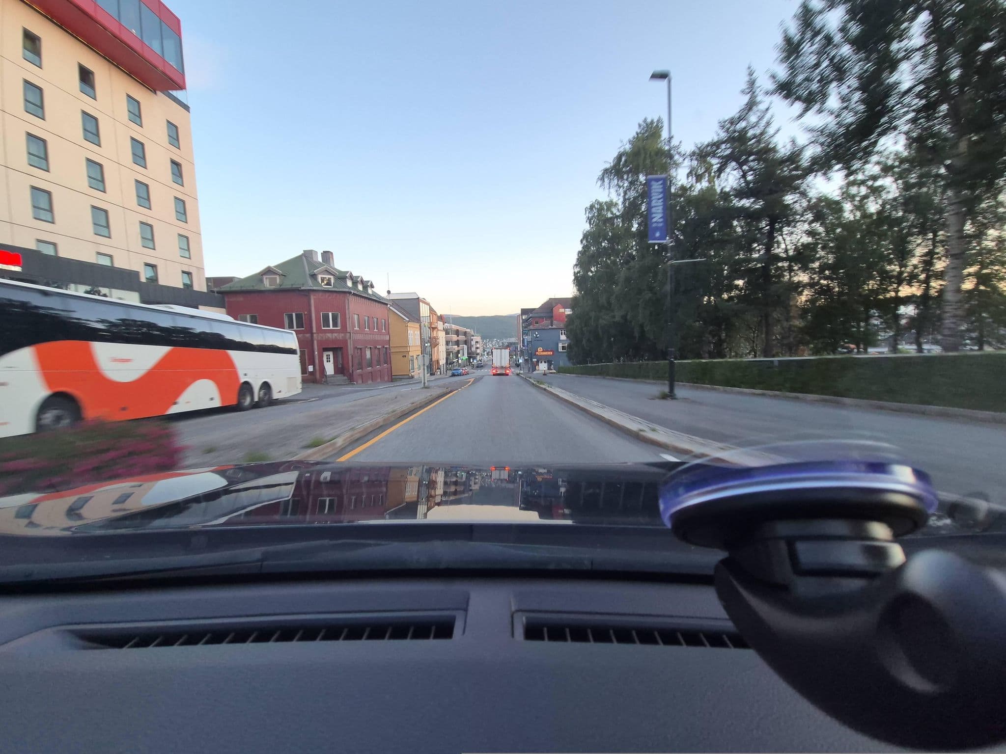 Street view near Quality Hotel Grand Royal, Narvik — © Apirnus (CC BY-SA · Mapillary)