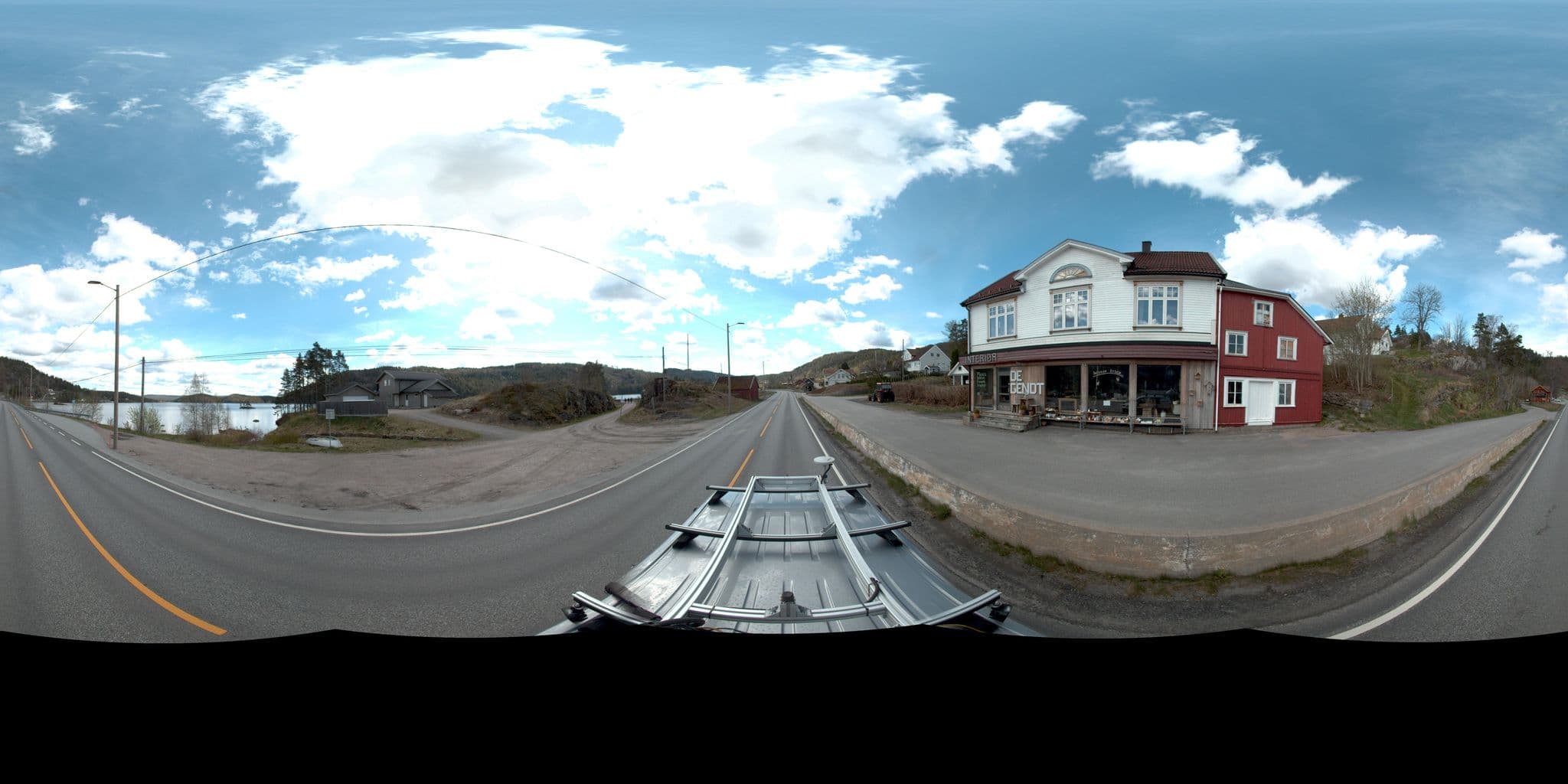 Street view near Kile Bed and Breakfast, Vennesla — © aslakm (CC BY-SA · Mapillary)