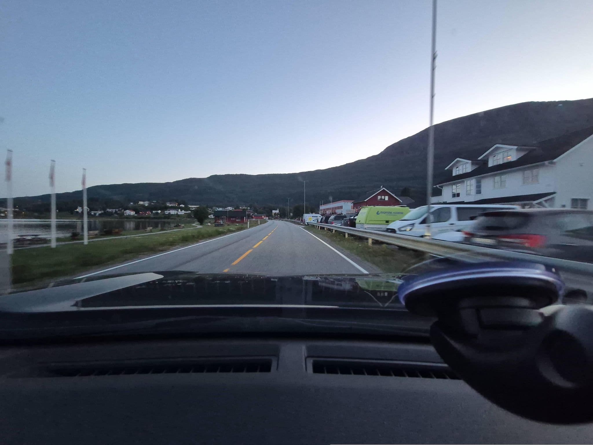 Street view near Bjerkvik hotell, Bjerkvik — © Apirnus (CC BY-SA · Mapillary)