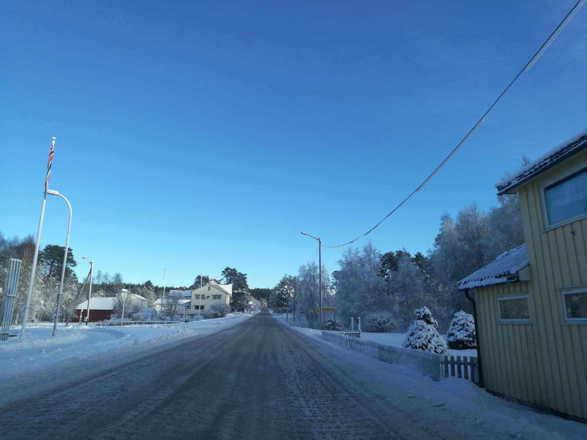 Street view near Finnskogen kro og motell, Kirkenær — © oyvind (CC BY-SA · Mapillary)