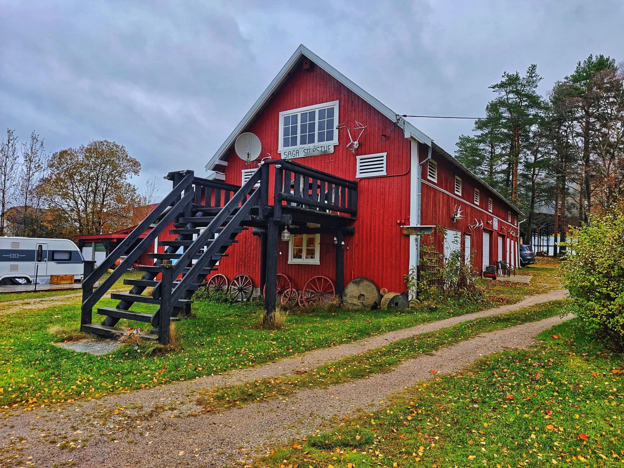 Street view near Saga camping, Fyresdal — © km2bp (CC BY-SA · Mapillary)