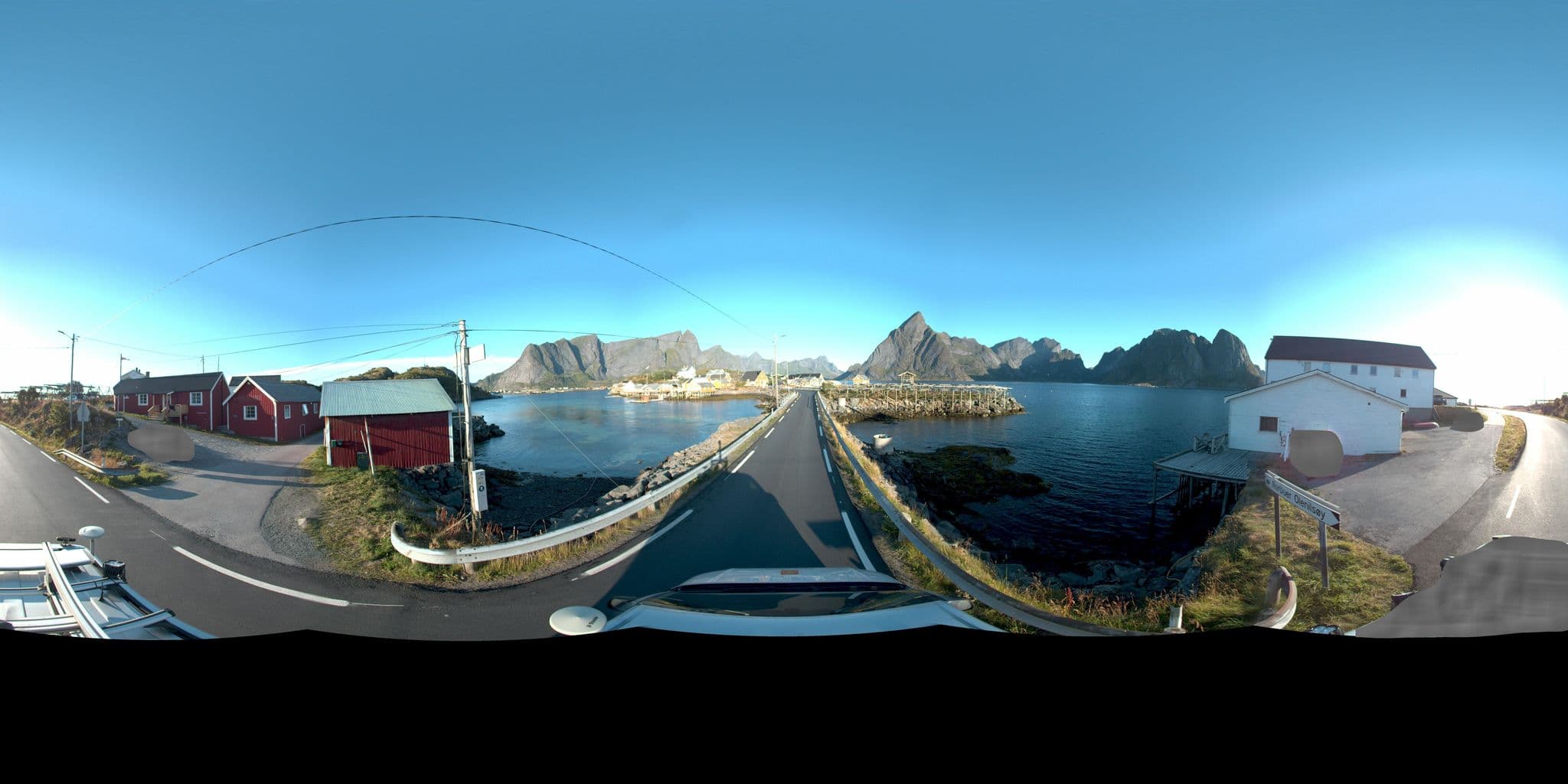 Street view near Rorbuer Olenilsøy, Gravdal — © VegvesenITS (CC BY-SA · Mapillary)