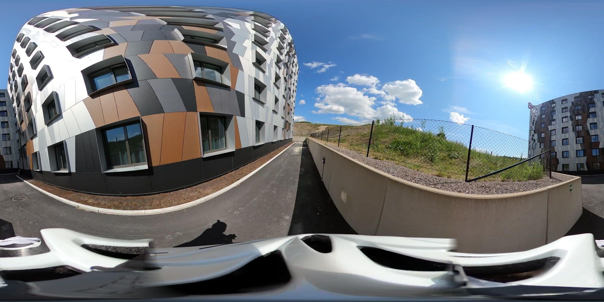 Street view near MOXY Oslo X, Strømmen — © zidel (CC BY-SA · Mapillary)