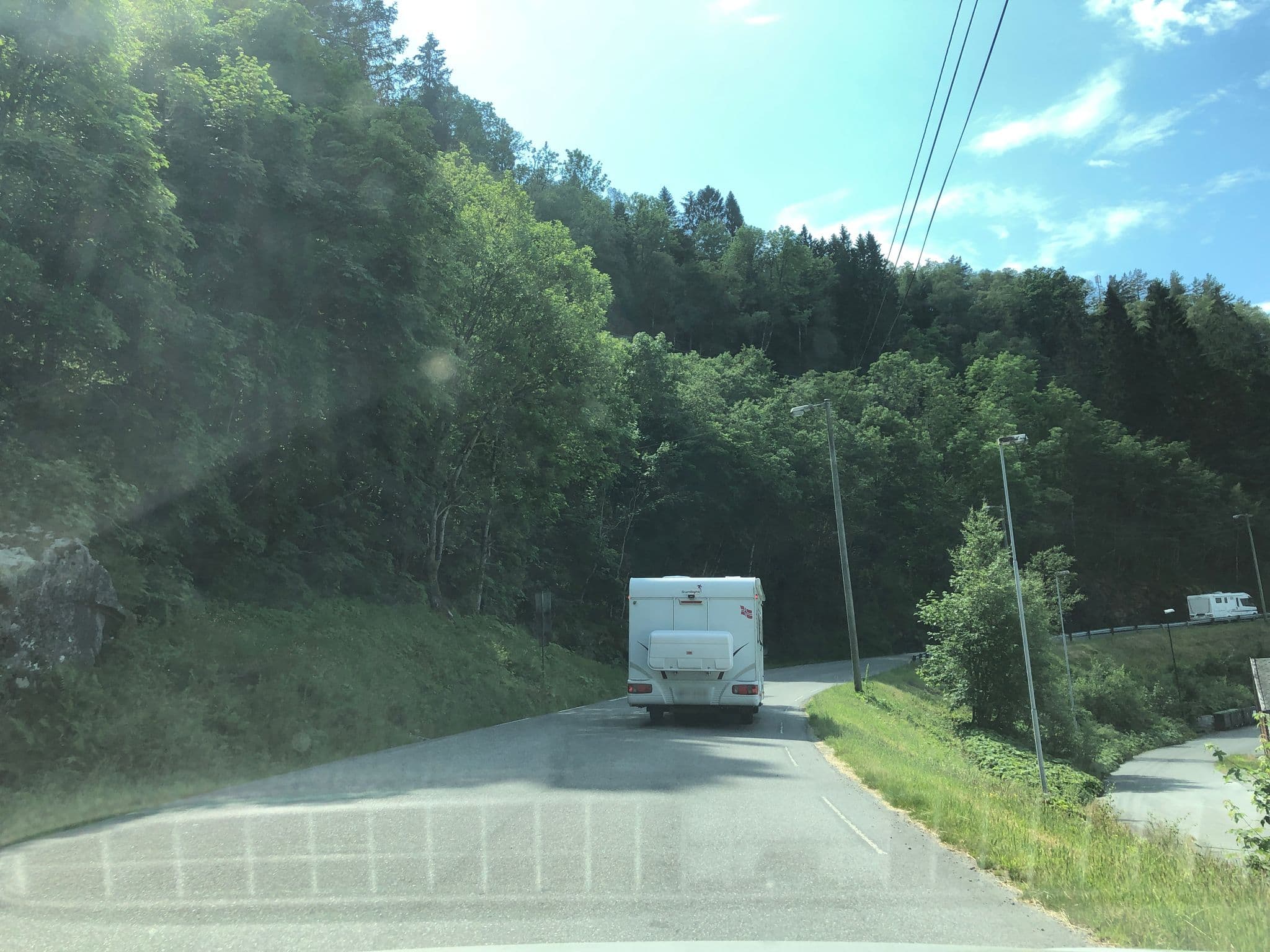 Street view near Hardanger Fjord Lodge, Norheimsund — © brokenpike (CC BY-SA · Mapillary)