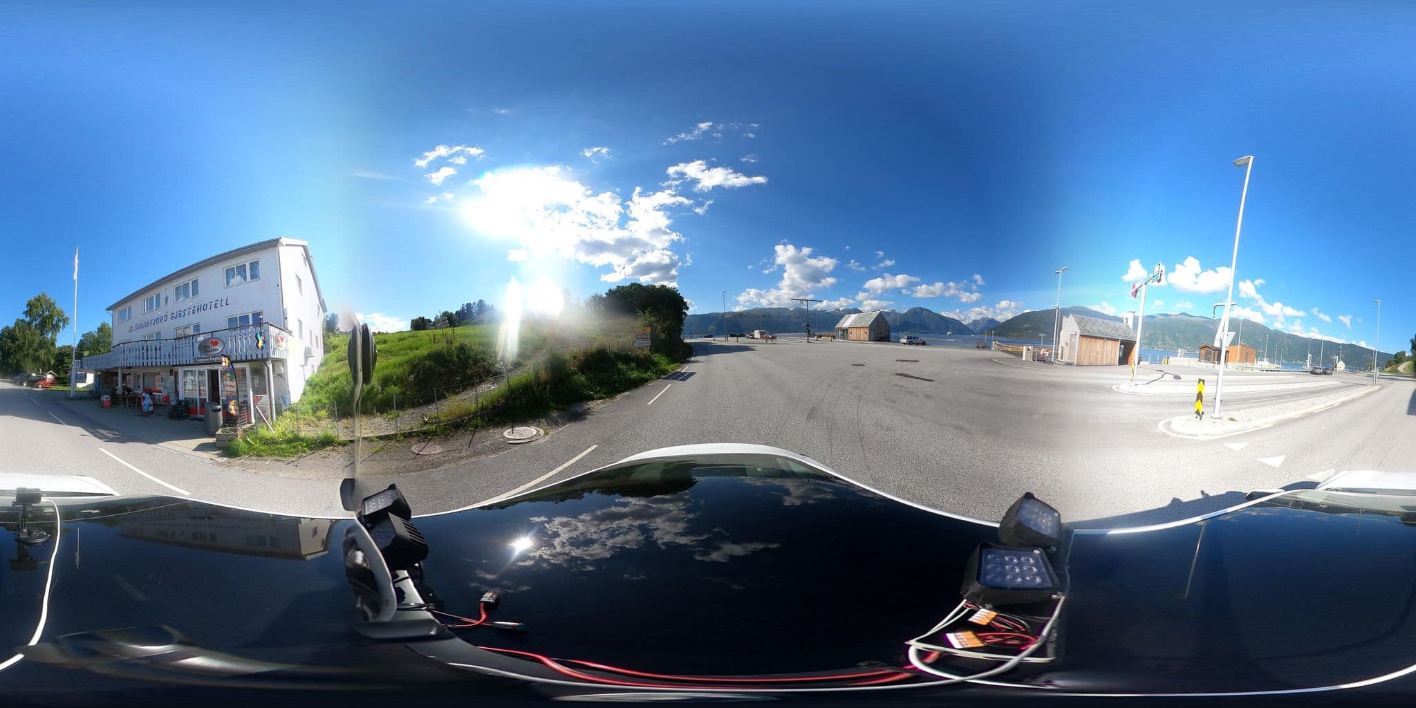 Street view near Sognefjord Gjestehotell, Hermansverk — © catoandersen (CC BY-SA · Mapillary)