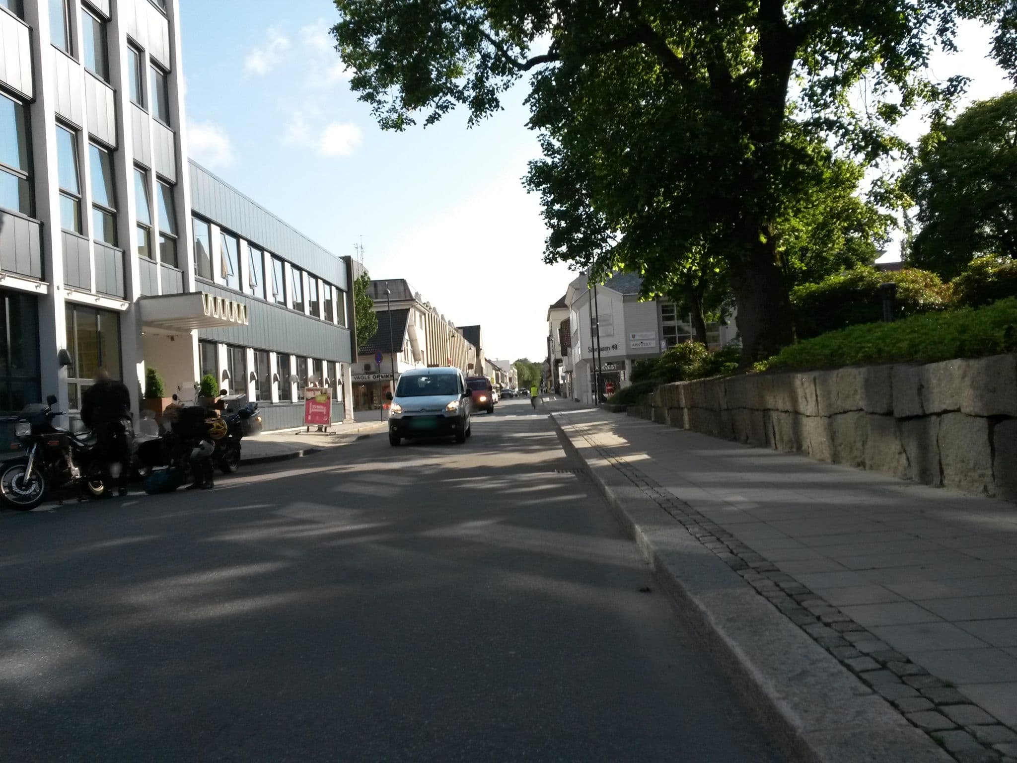 Street view near Hotel Sverre, Sandnes — © rudgeol (CC BY-SA · Mapillary)