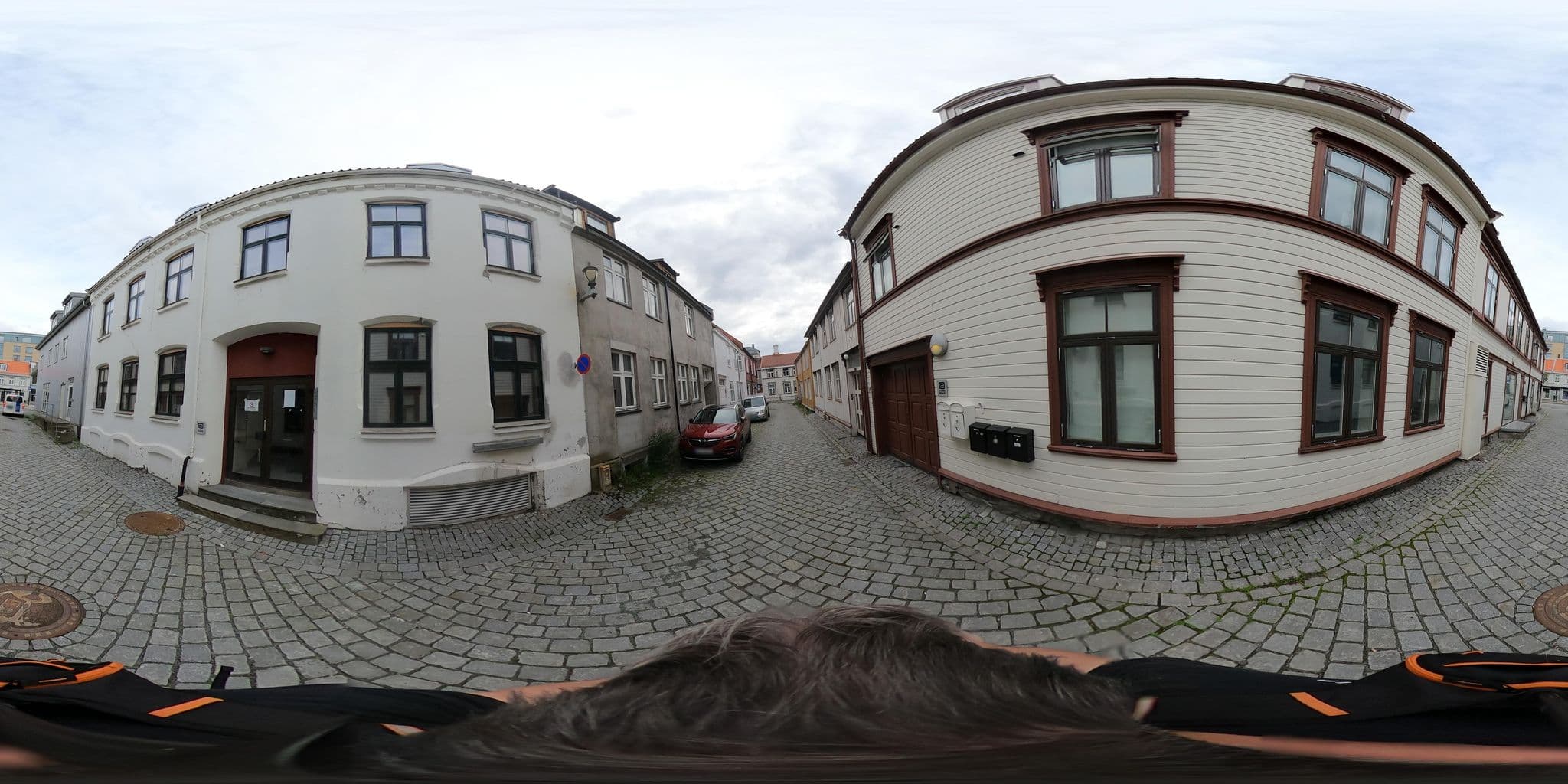 Street view near Pensjonat Jarlen, Trondheim — © pbb (CC BY-SA · Mapillary)