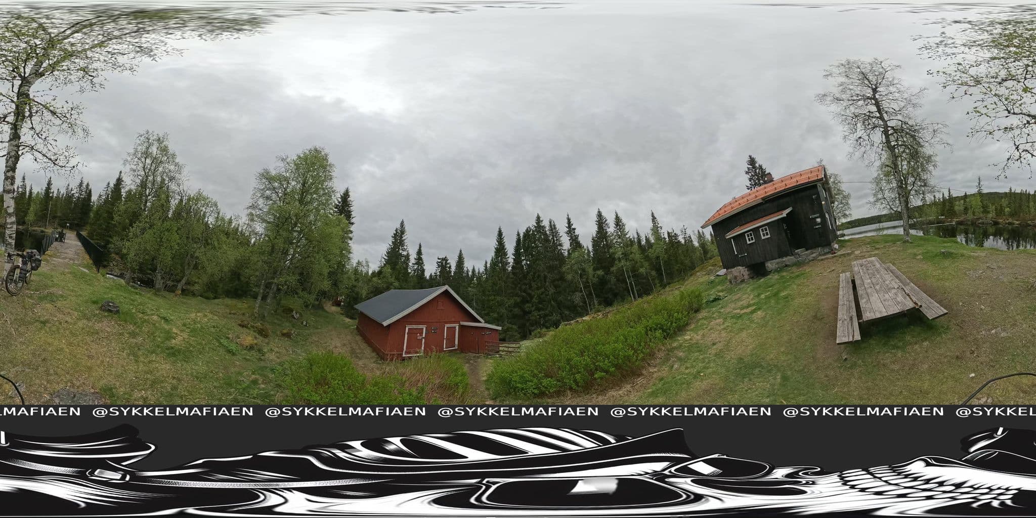 Street view near Katnosdammen, Grua — © Sykkelmafiaen (CC BY-SA · Mapillary)