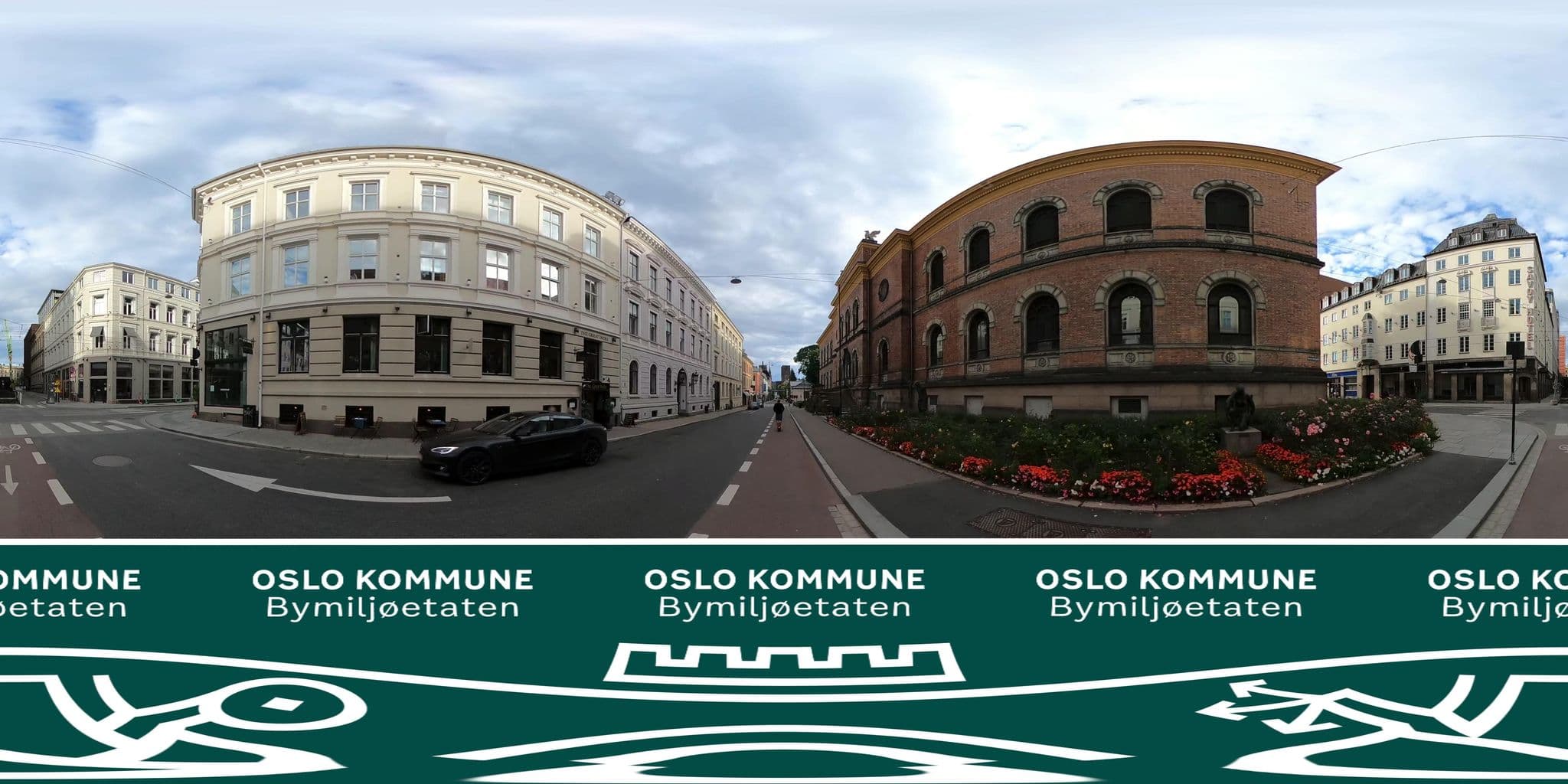 Street view near Clarion Collection Hotel Savoy, Oslo — © BYM_OlaJuulHolm (CC BY-SA · Mapillary)