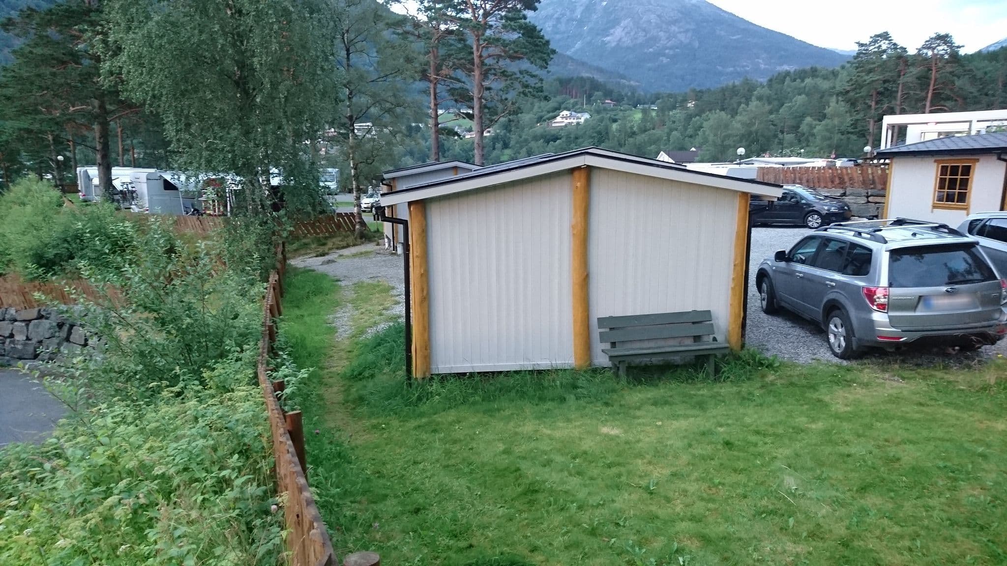 Street view near Kinsarvik Camping, Ulvik — © stokrenden (CC BY-SA · Mapillary)