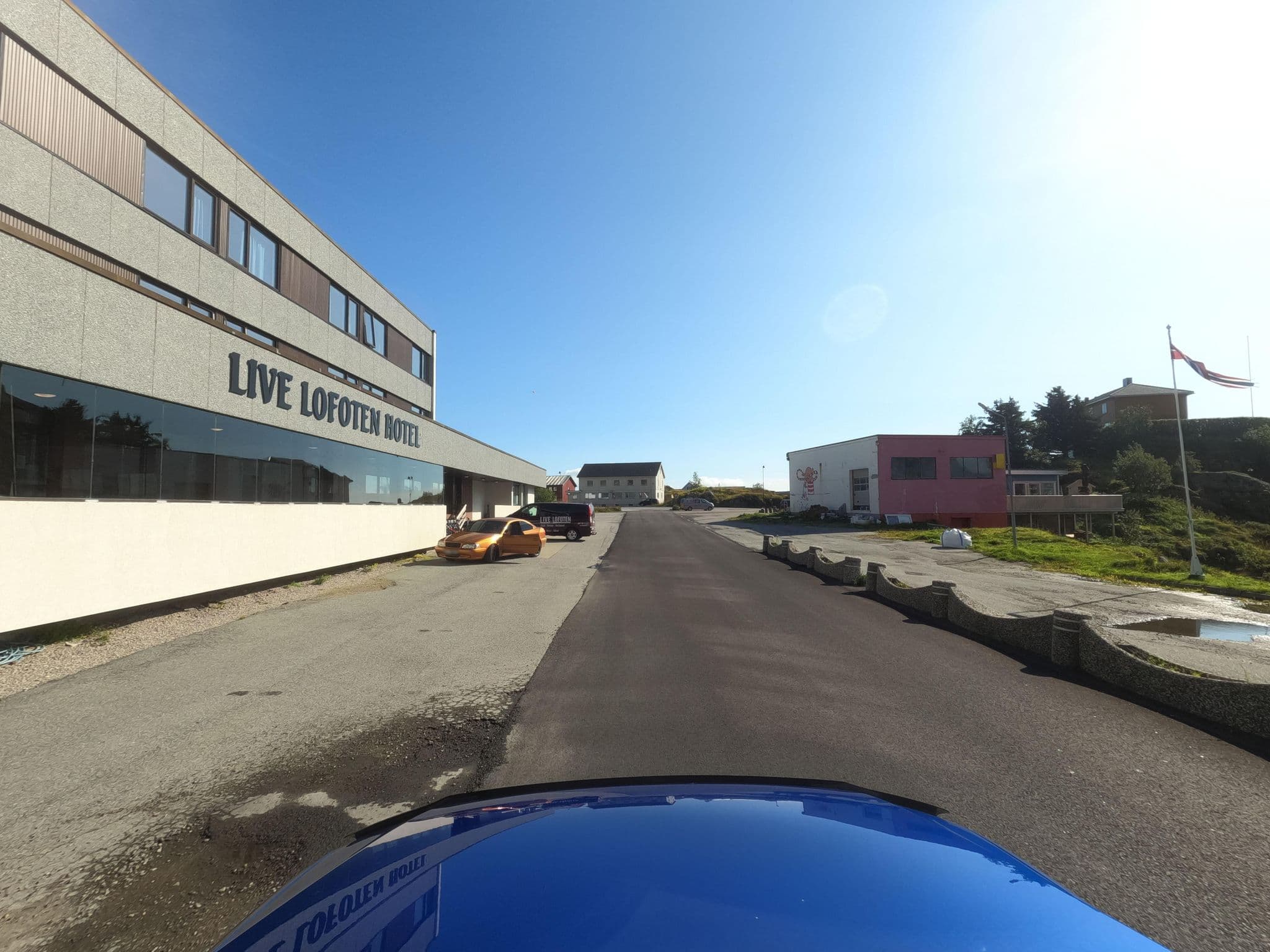 Street view near Live Lofoten Hotel, Leknes — © catoandersen (CC BY-SA · Mapillary)