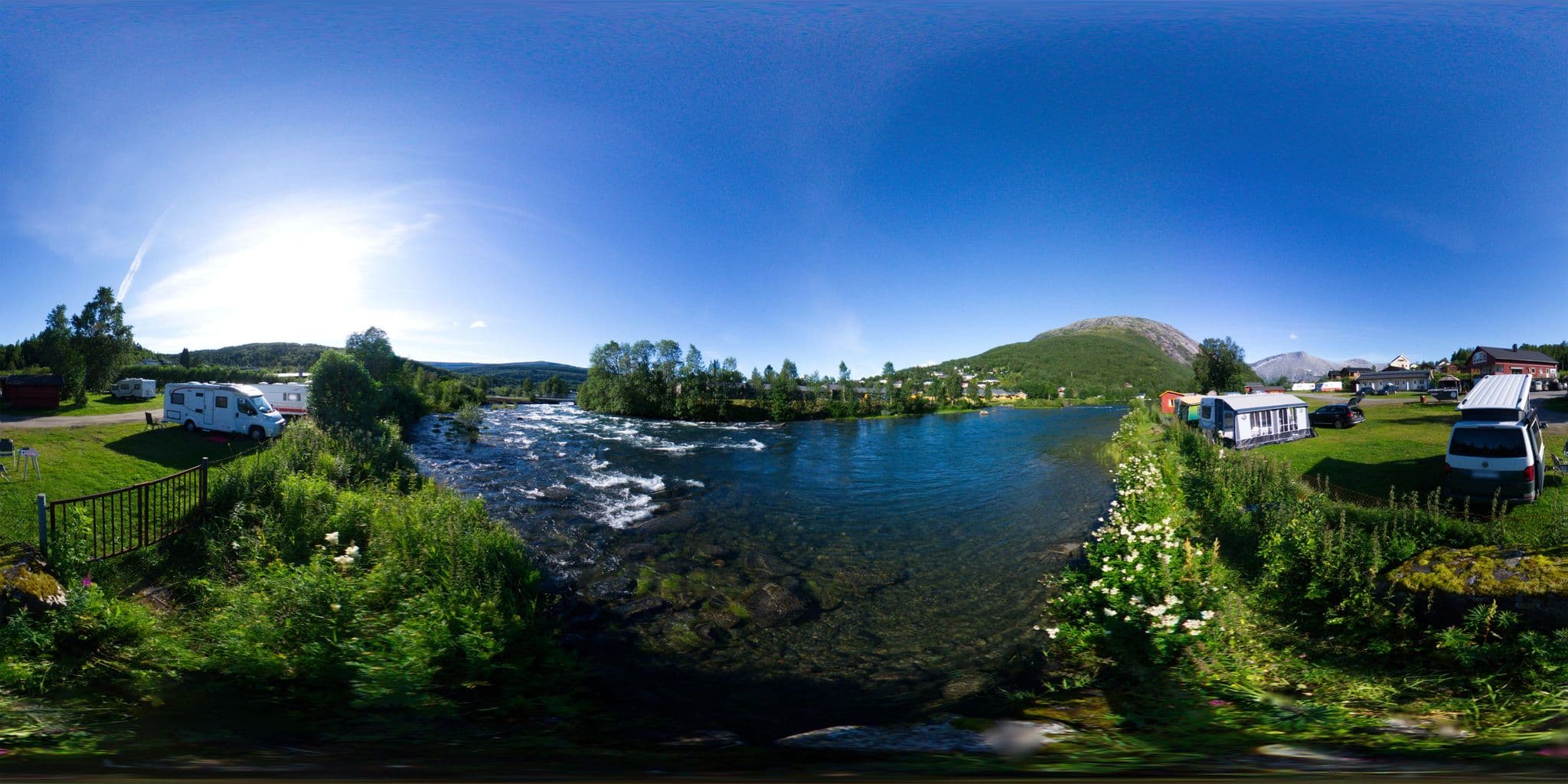 Street view near Strømhaug Camping, Fauske — © AllWays360 (CC BY-SA · Mapillary)