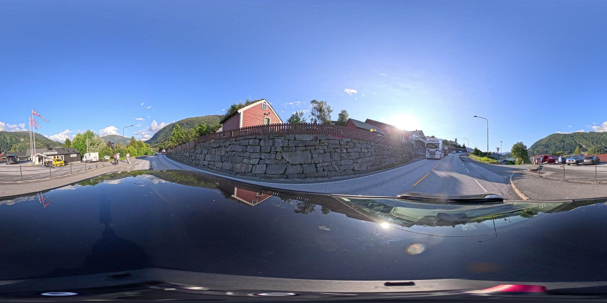 Street view near Førde Pensjonat, Førde — © yannakis (CC BY-SA · Mapillary)