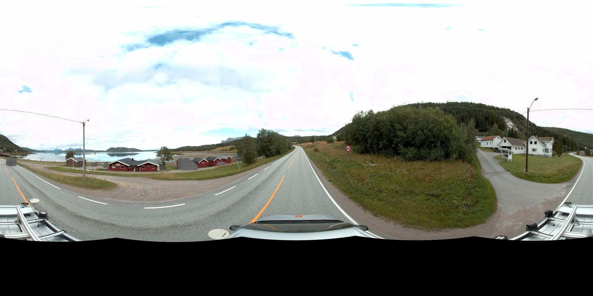 Street view near Sørkil Fjordcamping, Lødingen — © VegvesenITS (CC BY-SA · Mapillary)