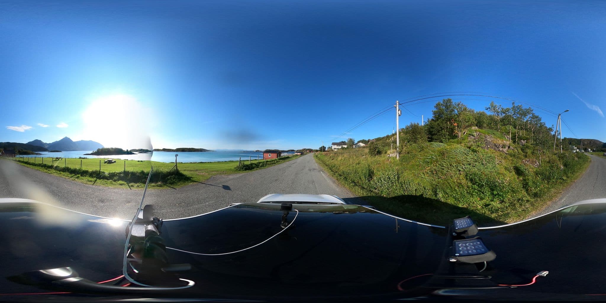 Street view near Øyriket Camping & Marina, Harstad — © catoandersen (CC BY-SA · Mapillary)