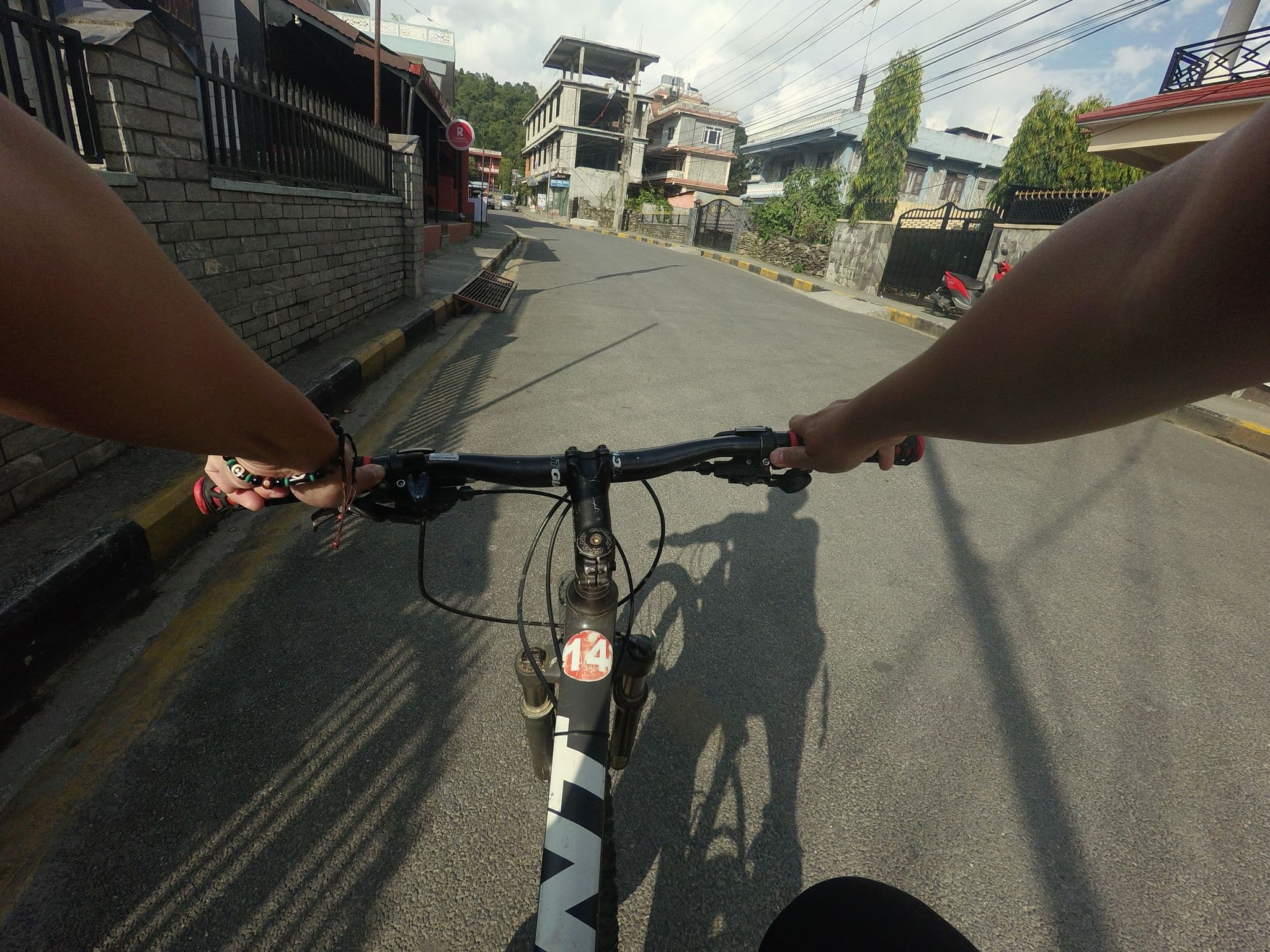 Street view near Rockland Hotel, Pokhara