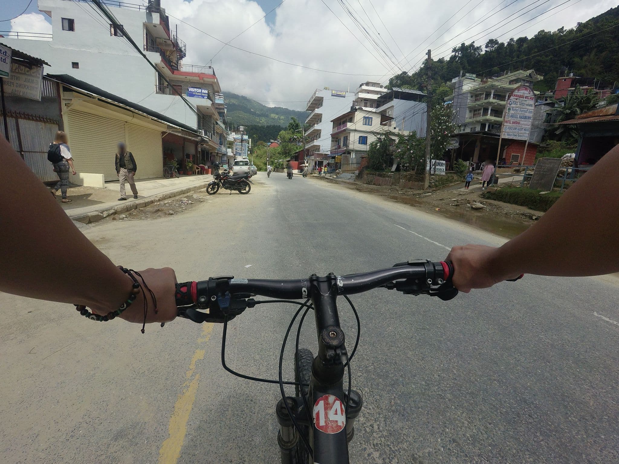 Street view near Lonely View Lodge, Pokhara