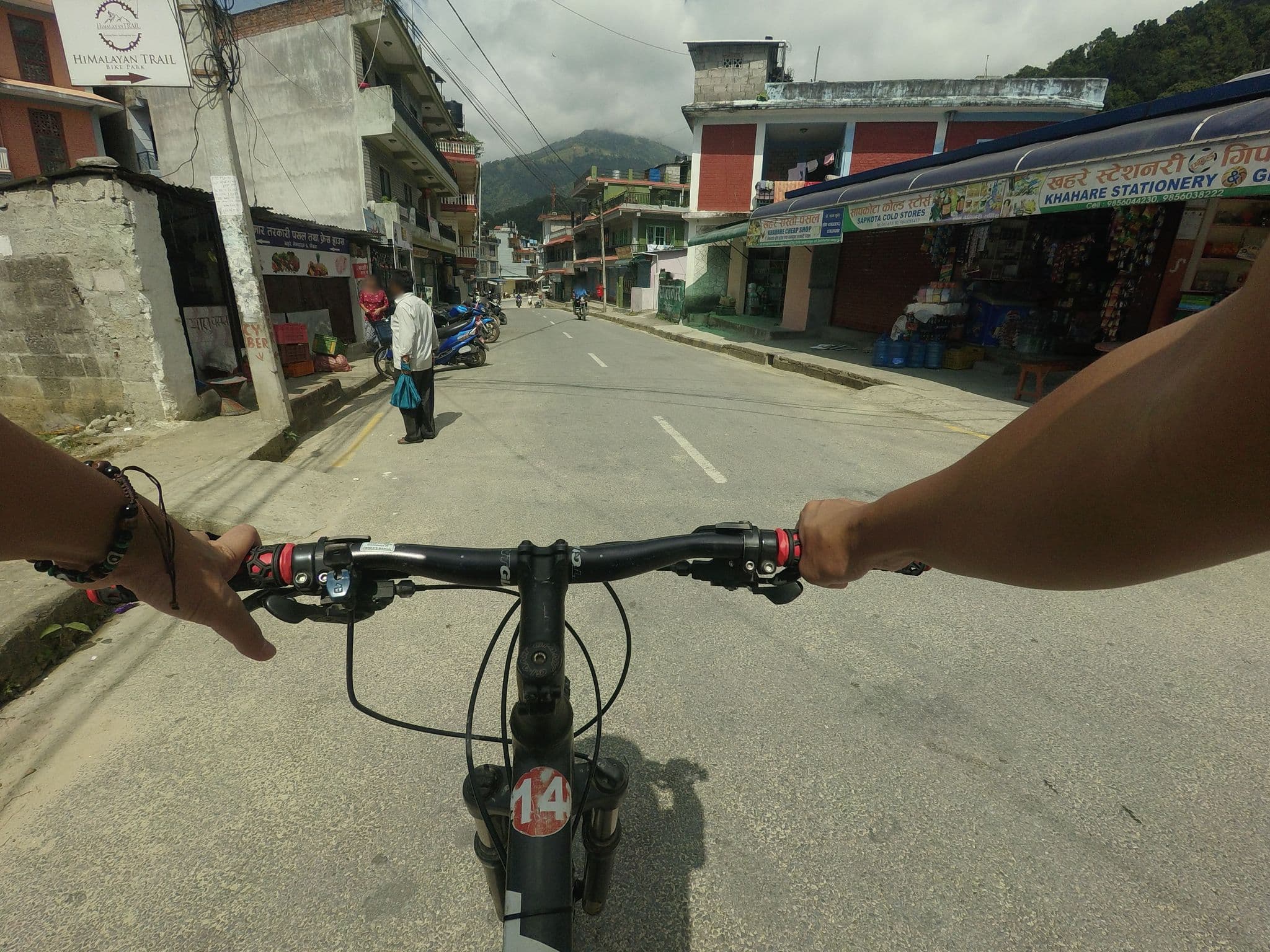 Street view near Hotel Tropicana, Pokhara