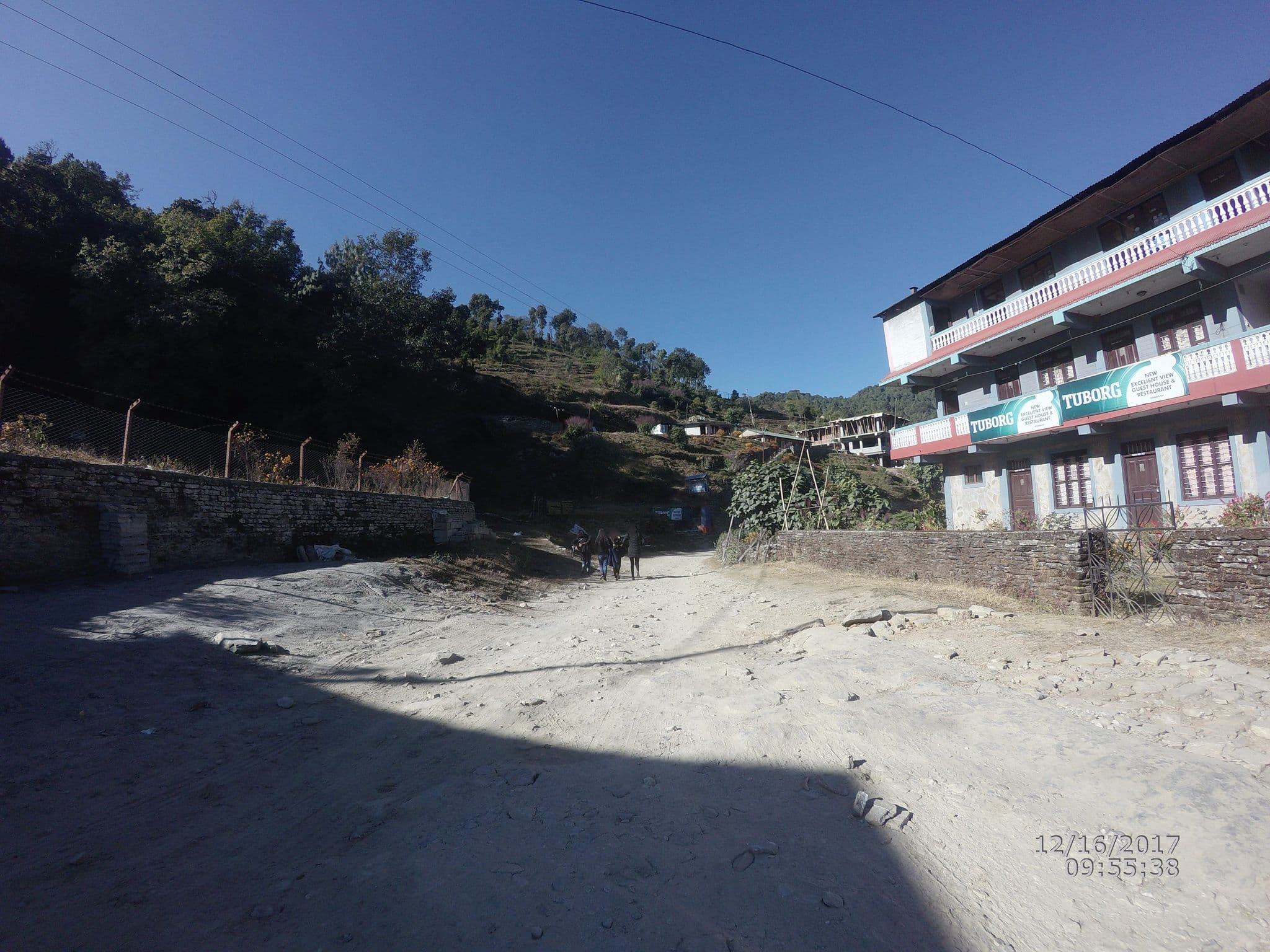 Street view near Nice View Guest House, Pokhara
