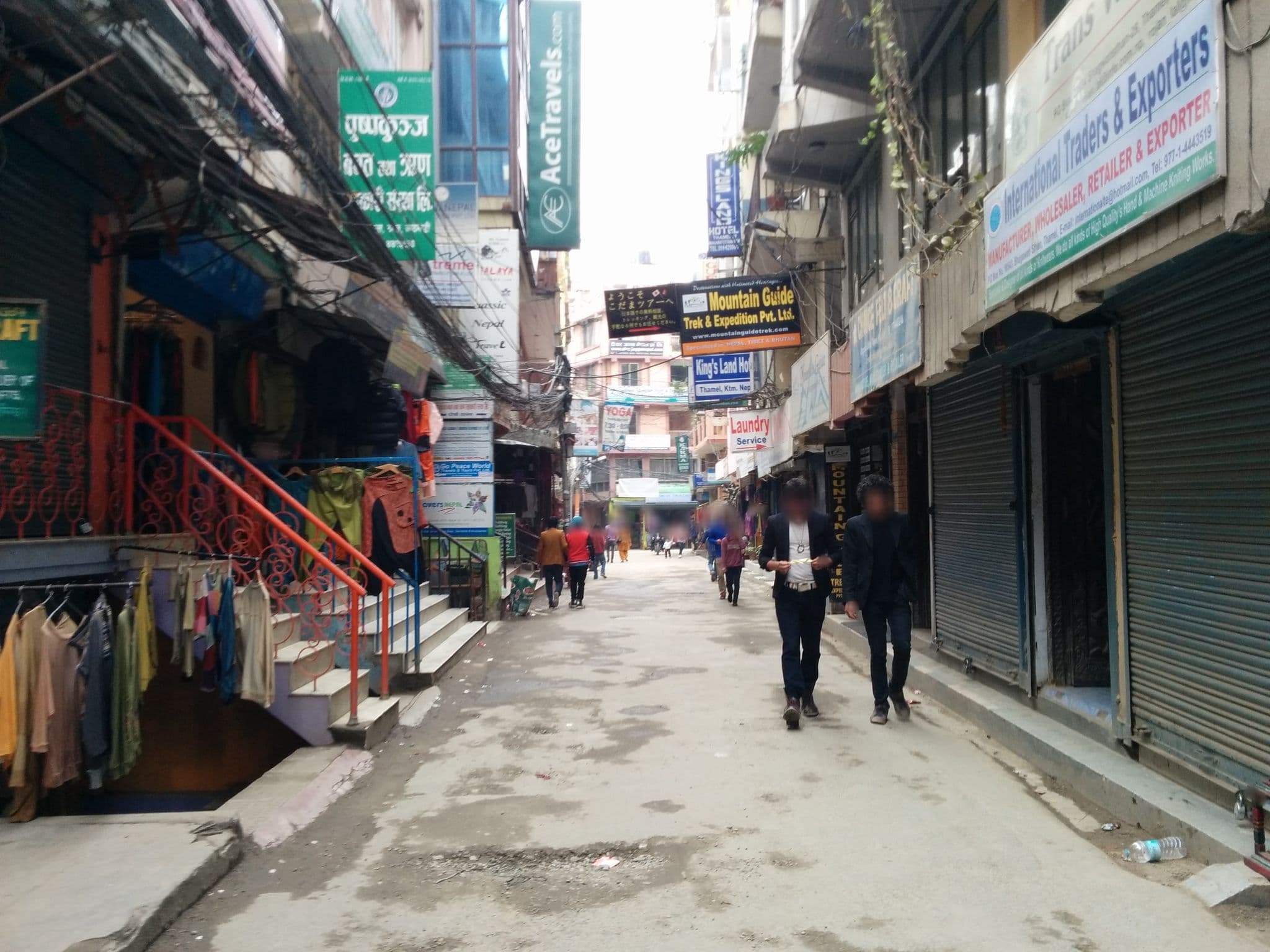 Street view near Namaskar, Kathmandu