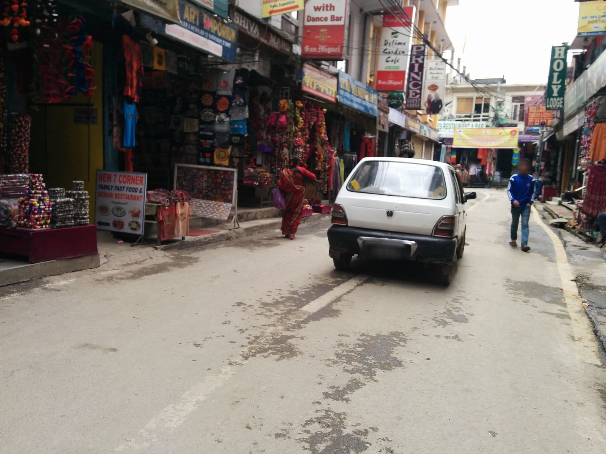 Street view near Prince, Kathmandu — © sashazykov (CC BY-SA · Mapillary)