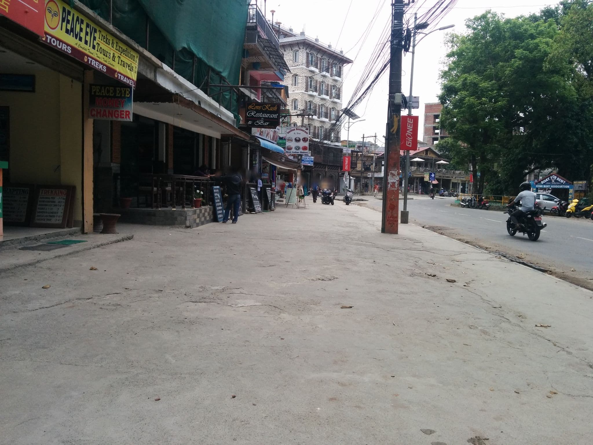 Street view near Laxman Restaurant and Bar, Pokhara