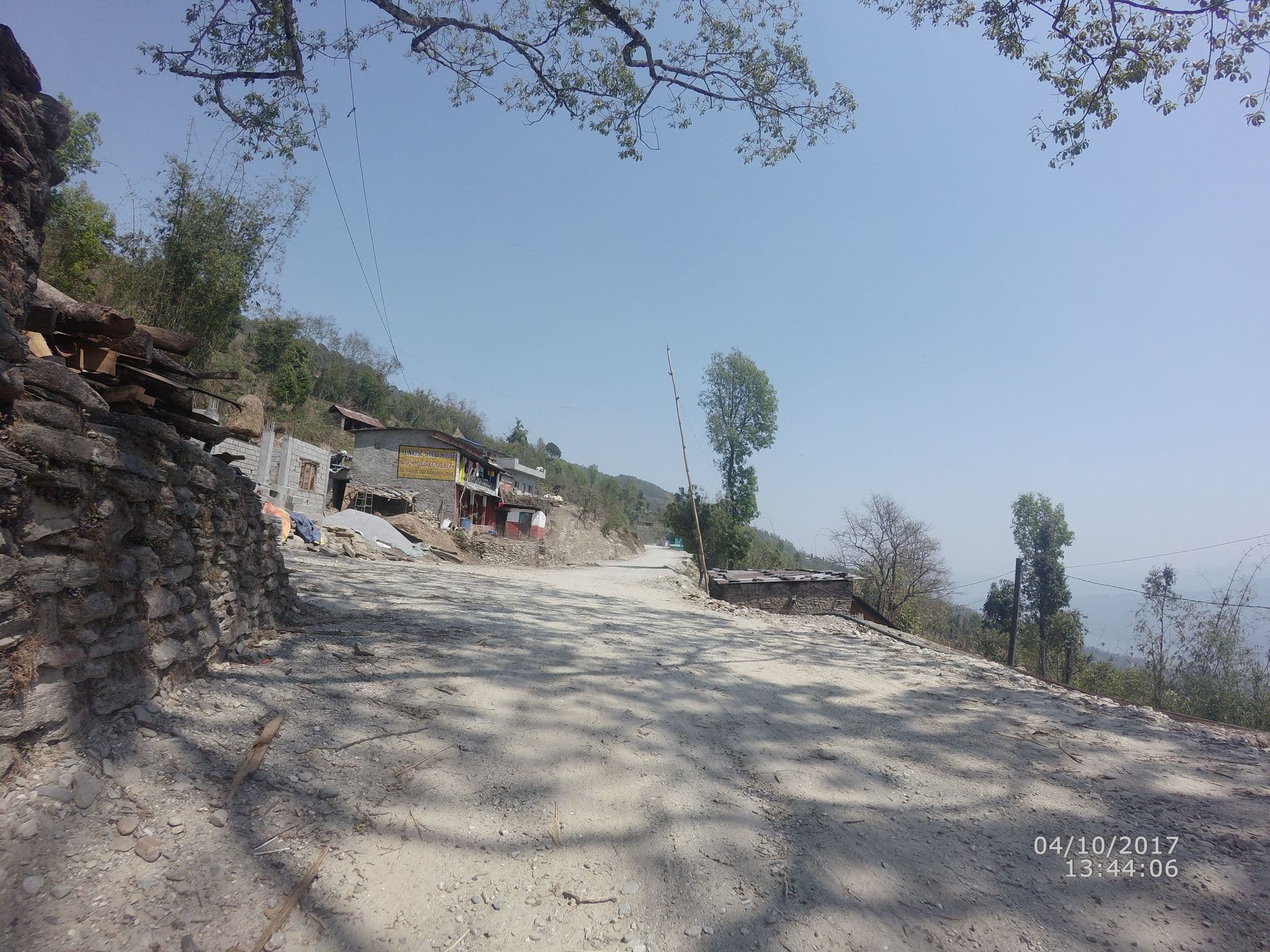 Street view near Sunrise Guest House, Pokhara