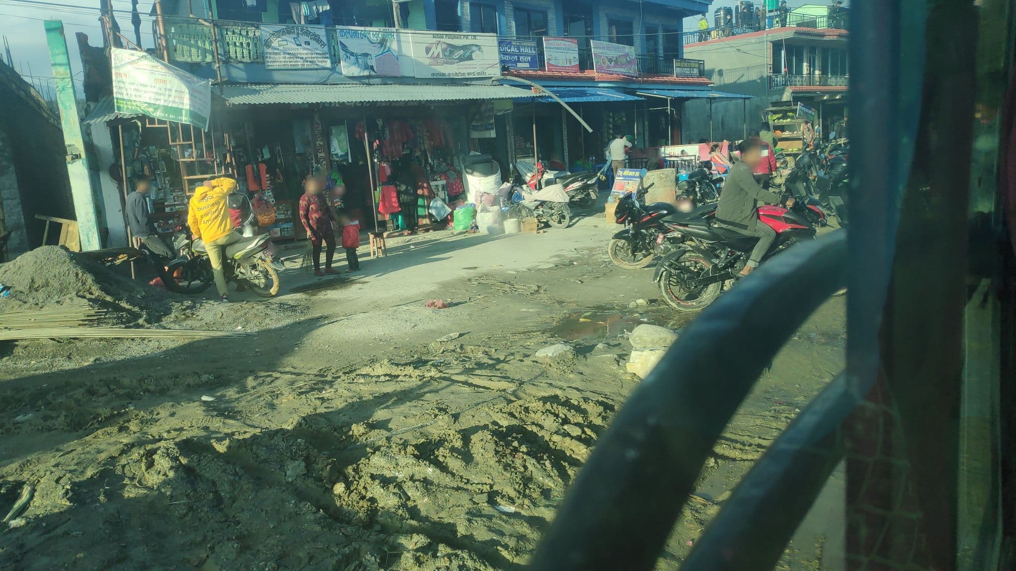 Street view near Guest House, Pokhara