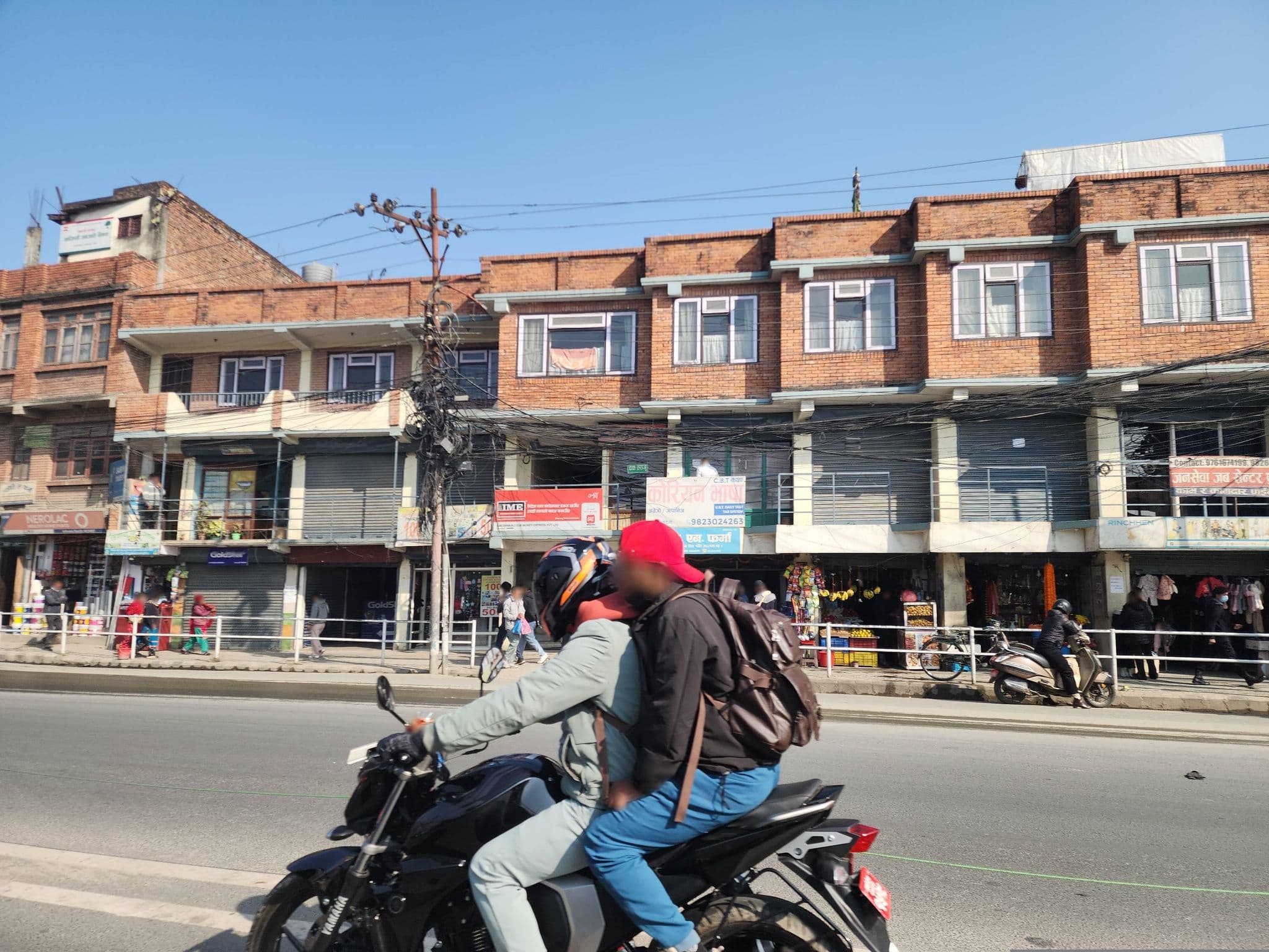 Street view near Hotel Karnali, Kathmandu