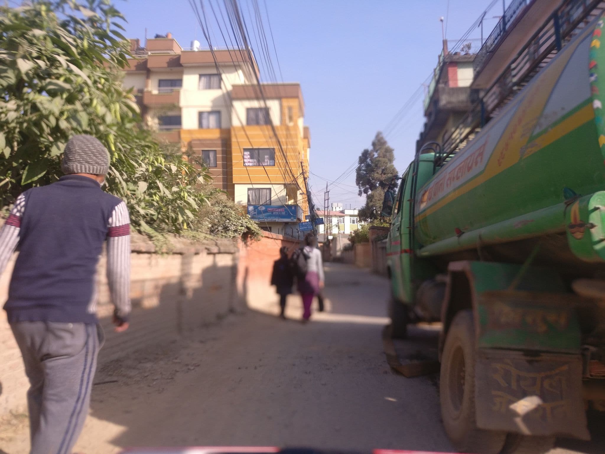 Street view near Lotus Hostel, Pātan