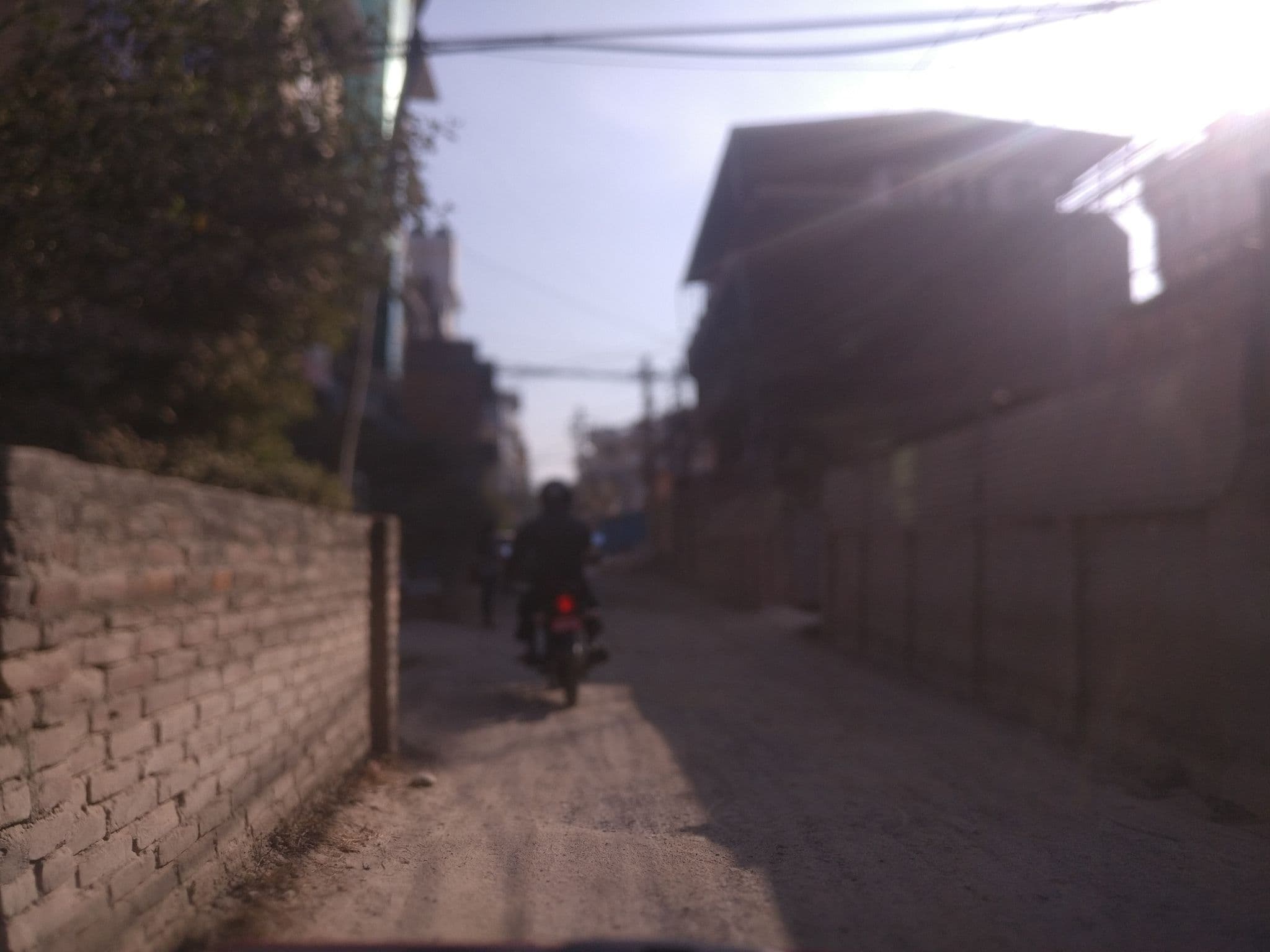 Street view near Sarojini Girls Home, Pātan