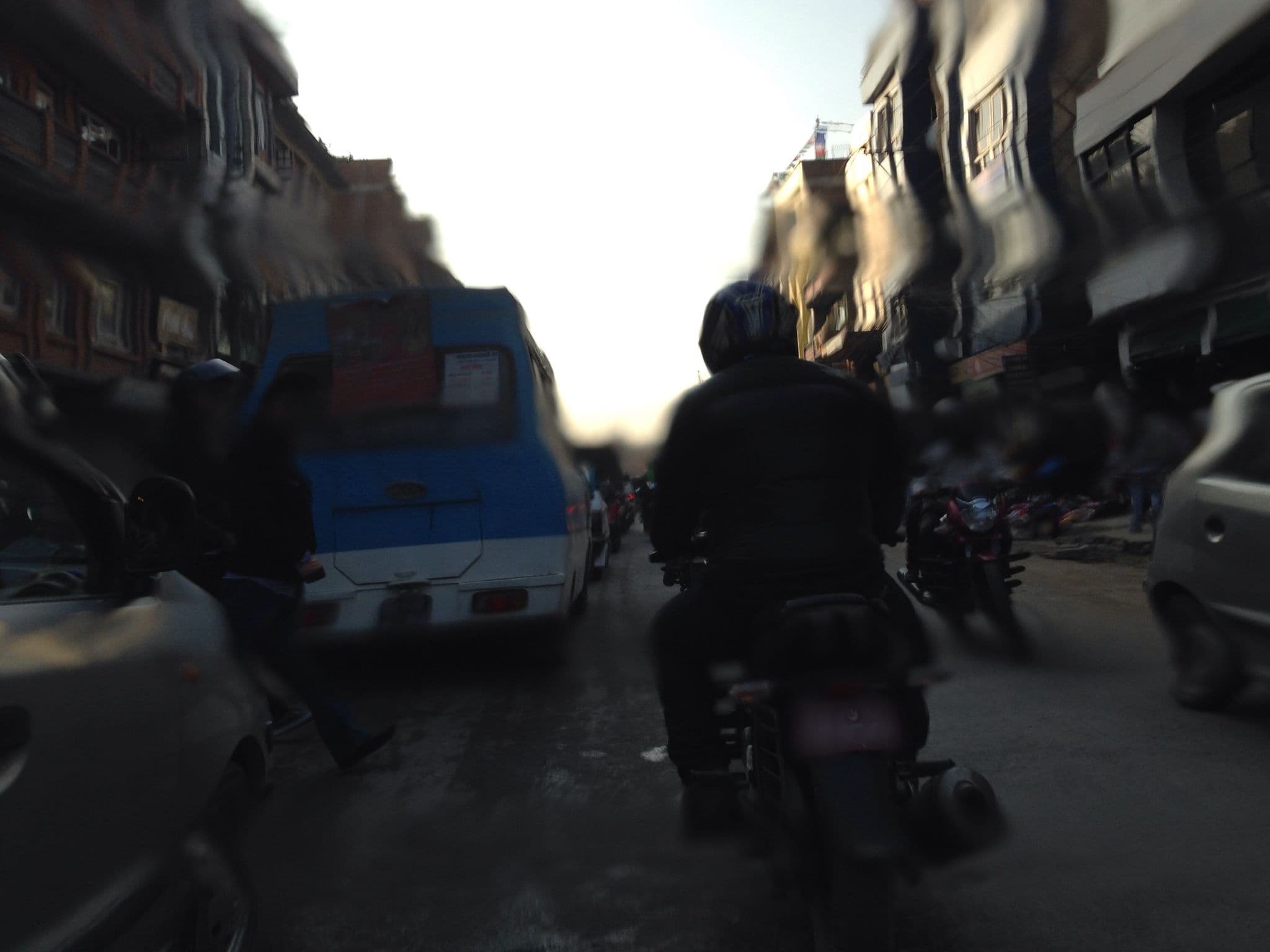 Street view near G-Cafe, Kathmandu