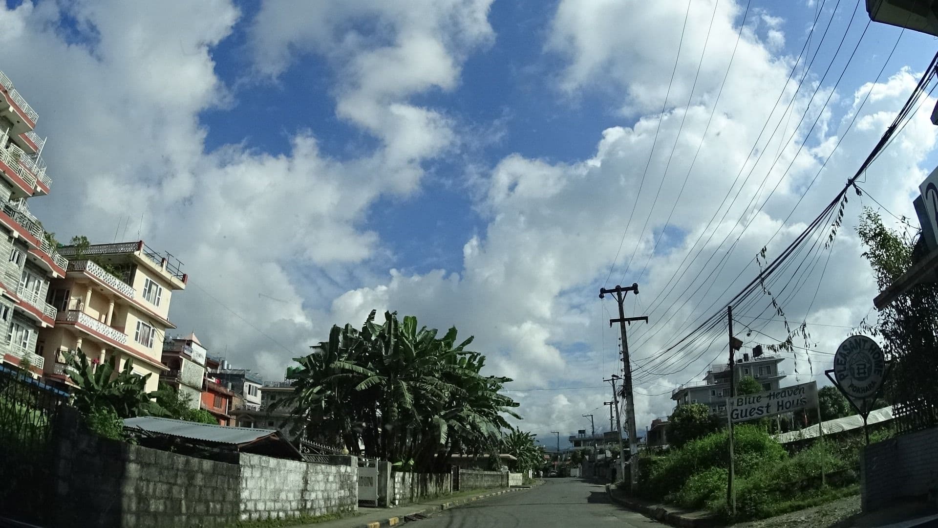 Street view near Blue Heaven Guesthouse, Pokhara — © geohacker (CC BY-SA · Mapillary)