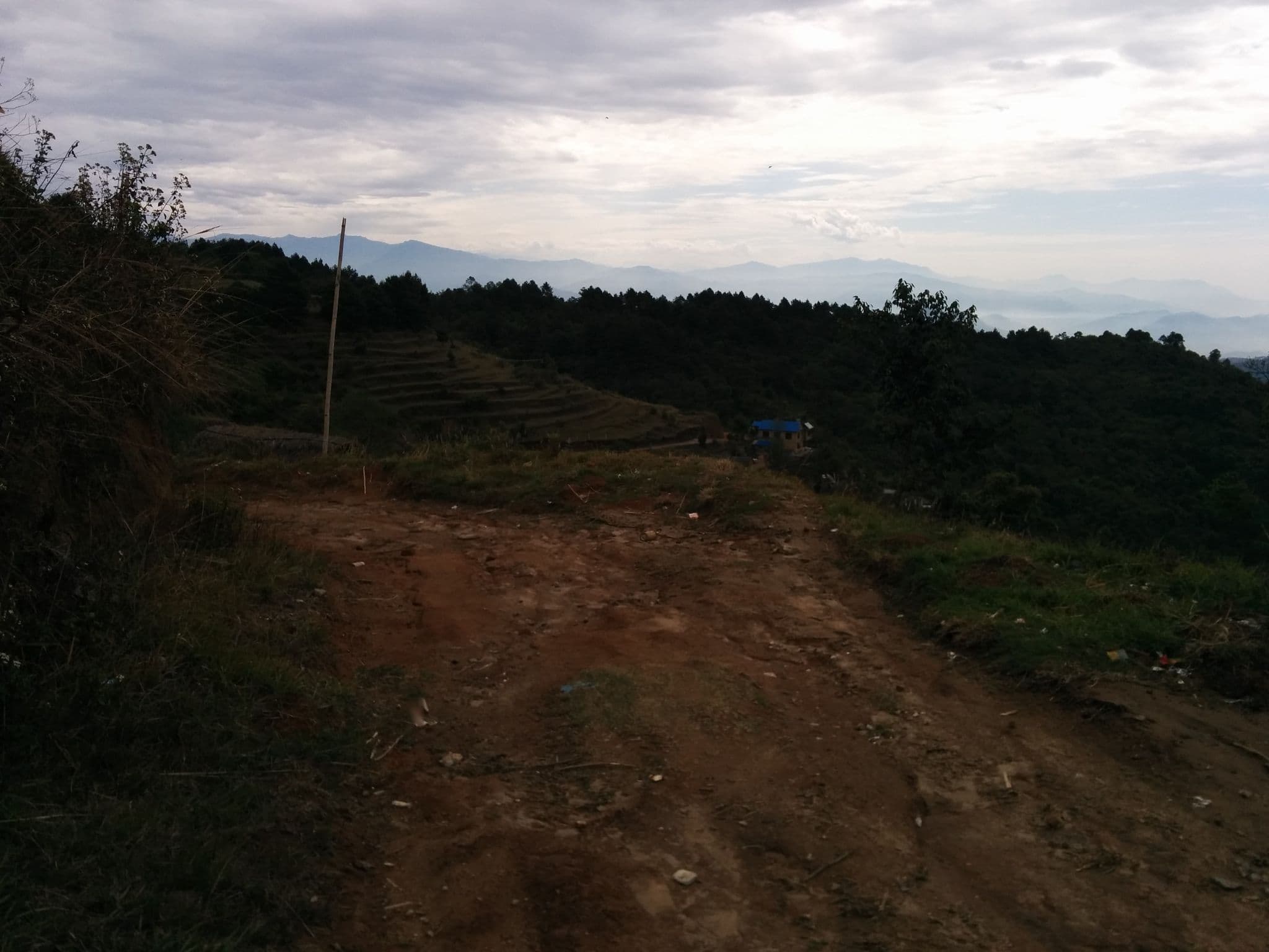 Street view near Shivapuri Cottage Restaurant and Hotel, Nagarkot — © sashazykov (CC BY-SA · Mapillary)