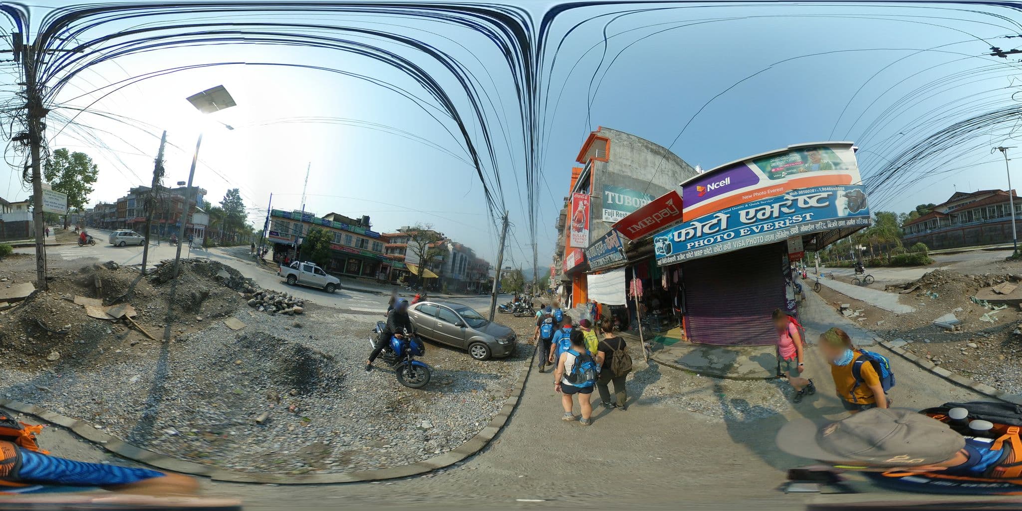 Street view near NRB guest house, Pokhara