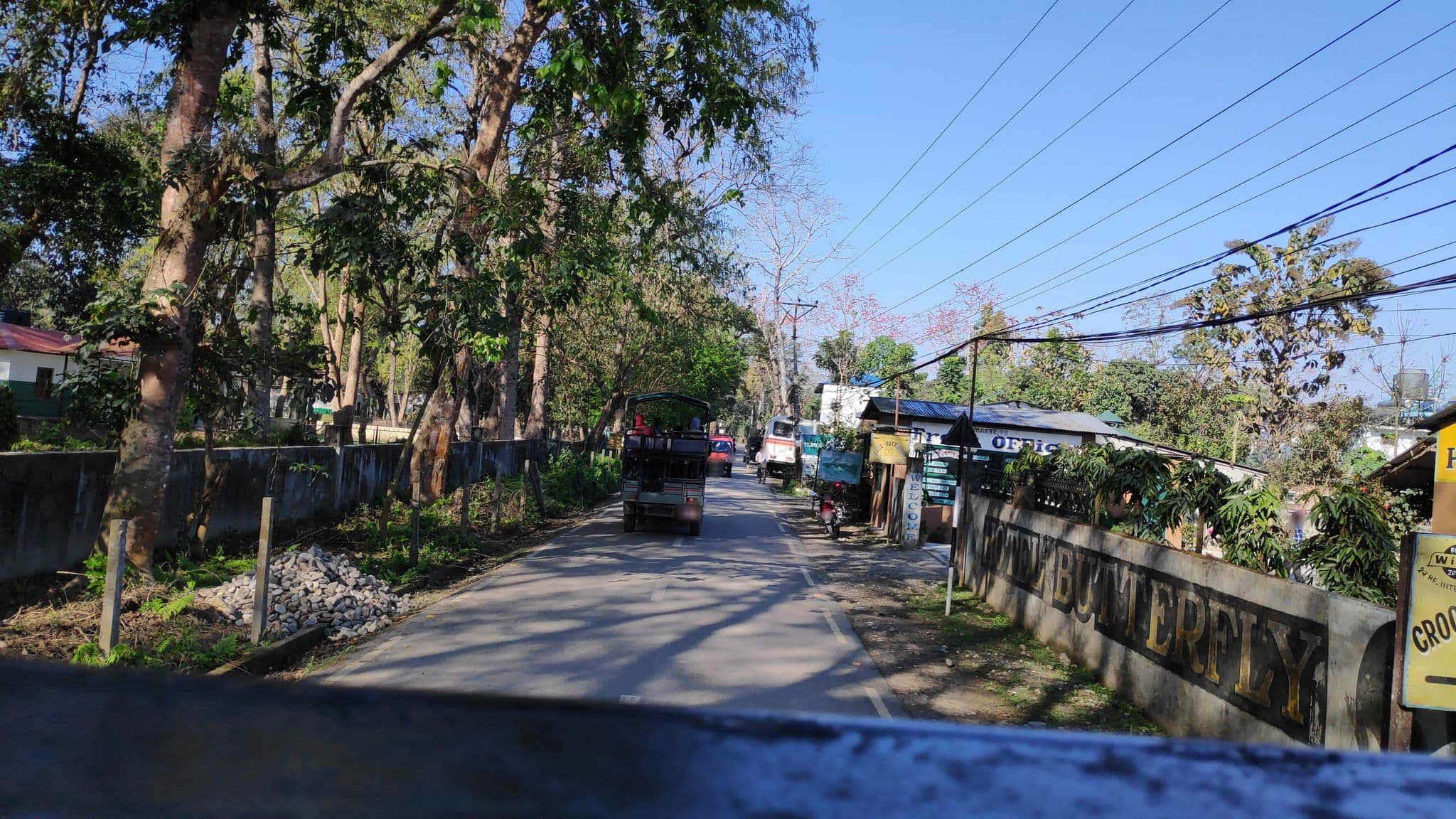 Street view near Butterfly Hotel, Bharatpur