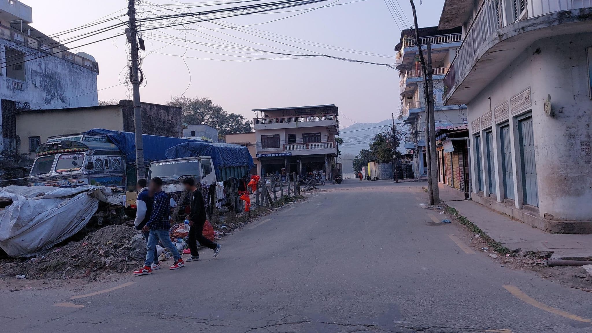 Street view near anamol hotel, Bharatpur