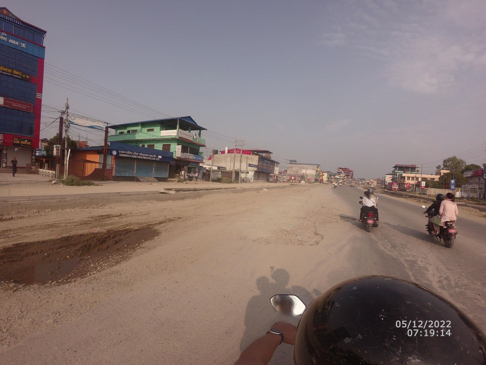 Street view near CMT Resort, Bharatpur