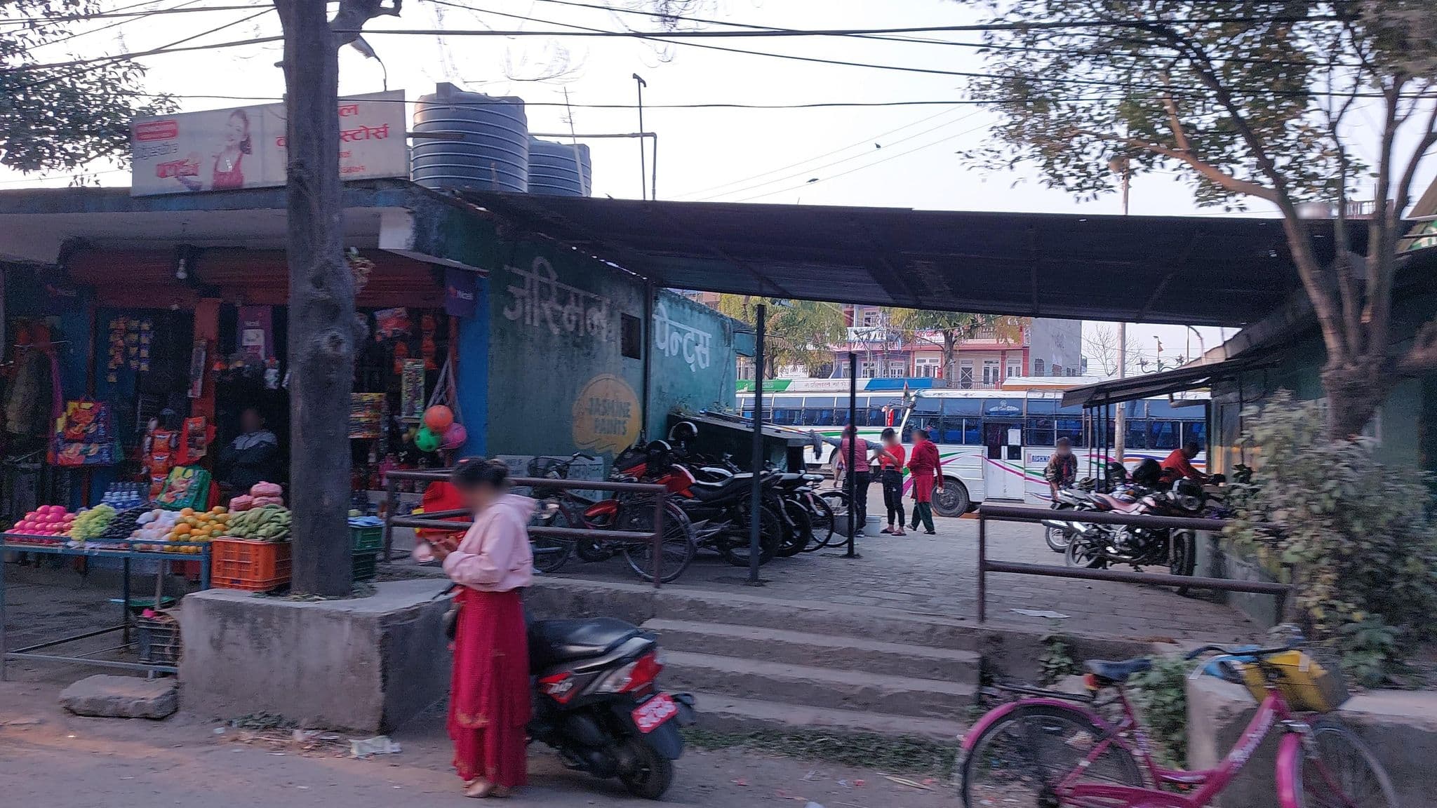 Street view near Laliguras hotel and guest house, Bharatpur