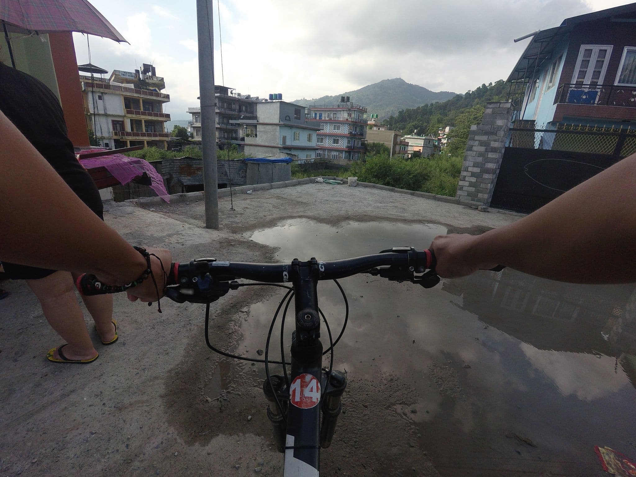 Street view near Mountain Village, Pokhara